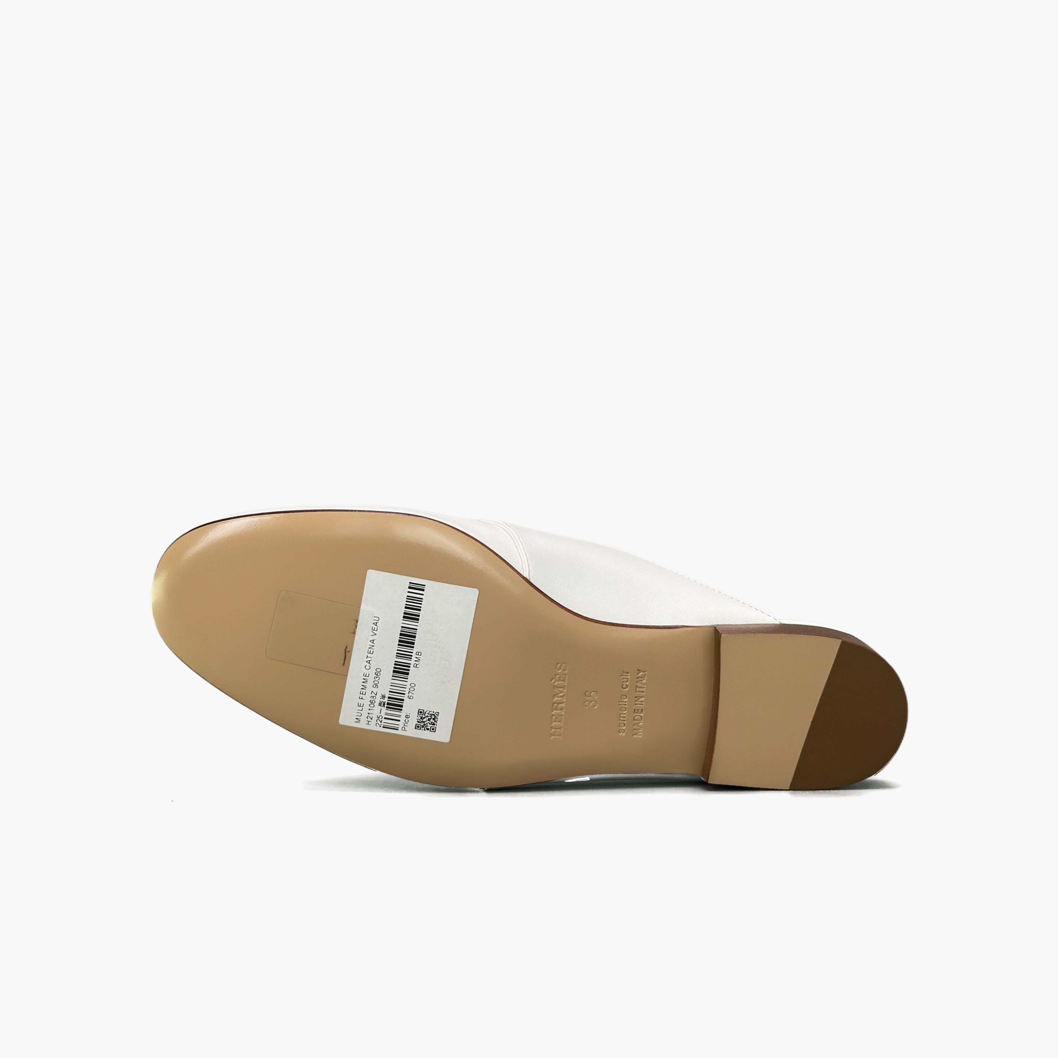 Hermes Hermes Catena Leather Slip Ons Size 36 Size US 6 / IT 36 - 8 Thumbnail