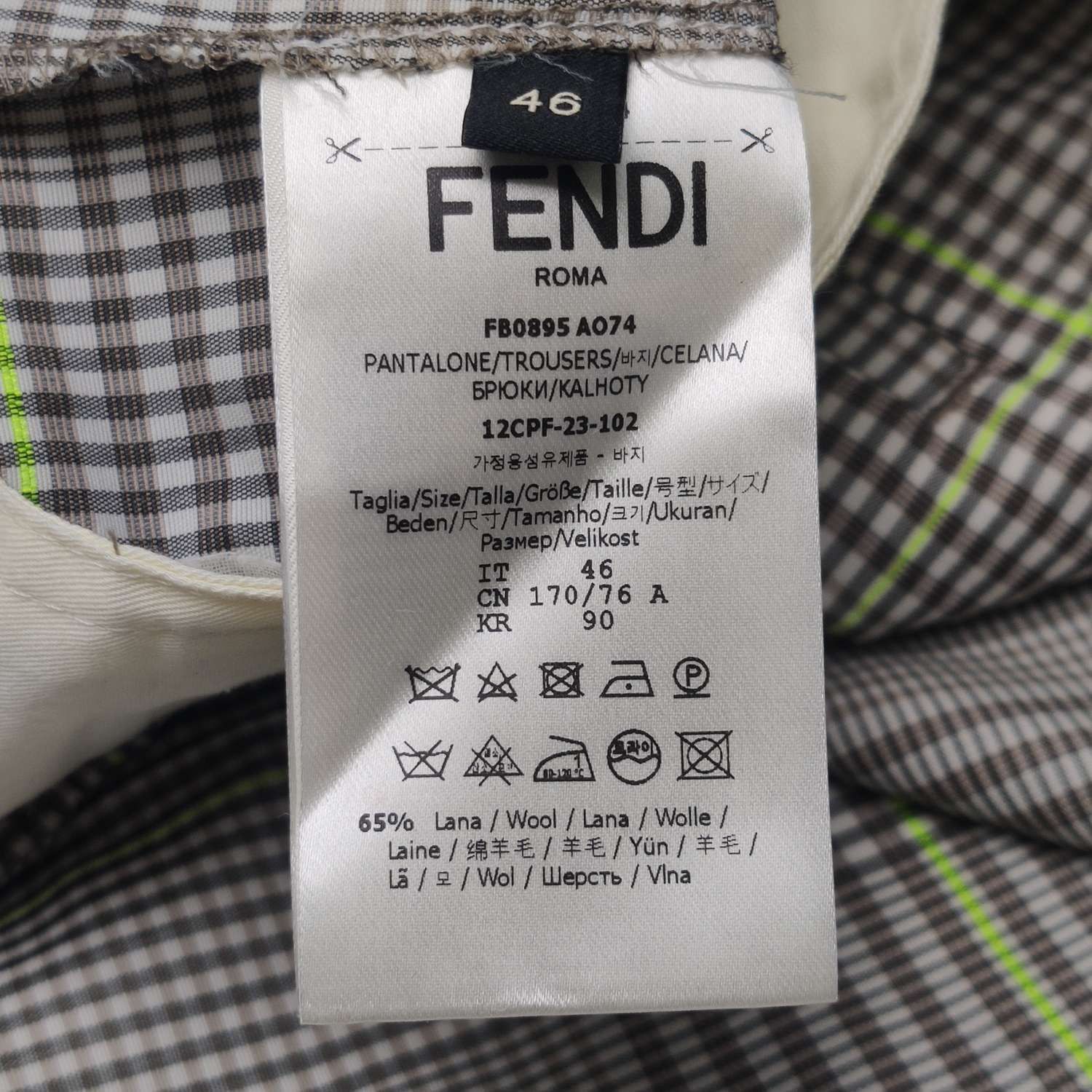 Fendi Fendi Men 30 Casual Pants Size US 30 / EU 46 - 8 Thumbnail