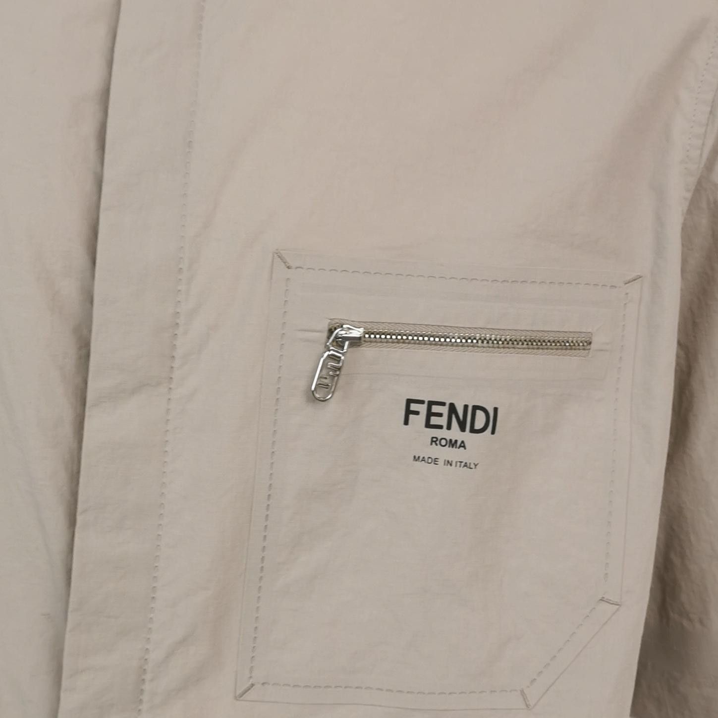 Fendi Fendi Men l Button Ups Size US L / EU 52-54 / 3 - 3 Thumbnail