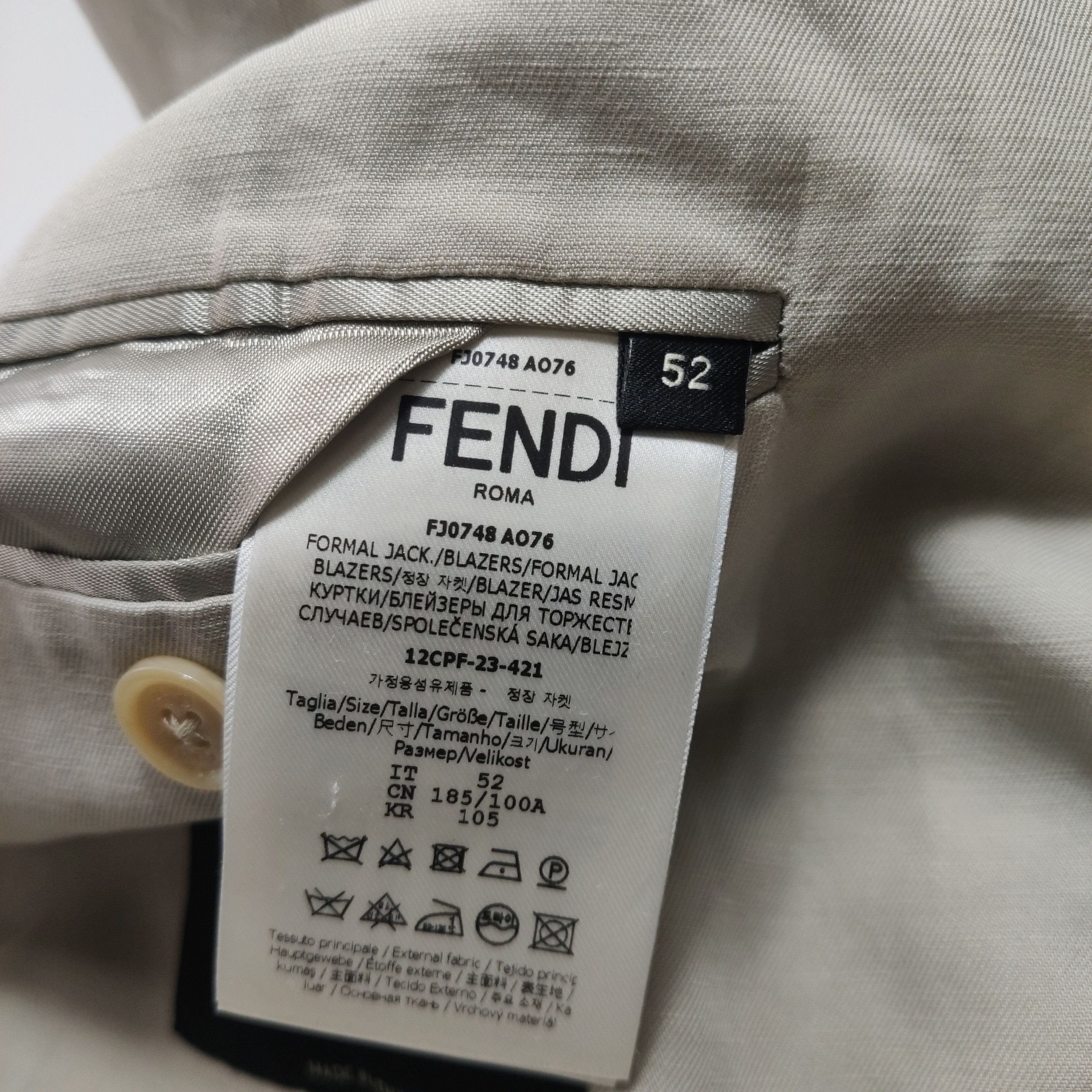 Fendi Fendi Men xl Light Jackets Size US XL / EU 56 / 4 - 7 Thumbnail
