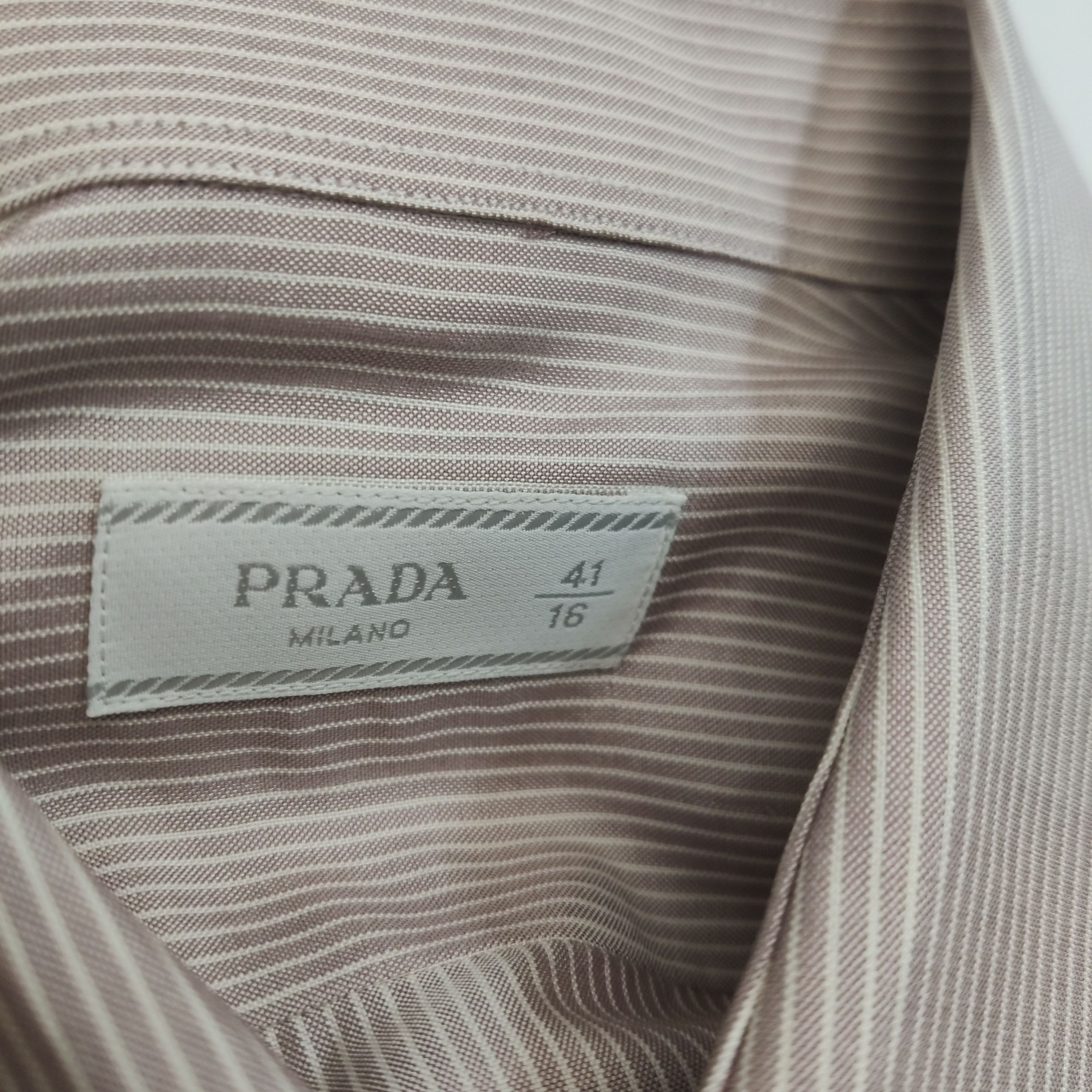 Prada Prada Men l Button Ups Size US L / EU 52-54 / 3 - 4 Thumbnail
