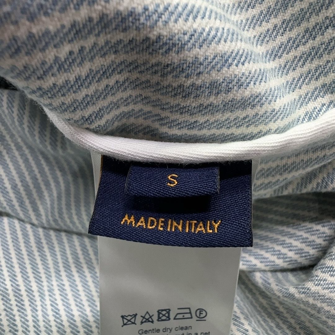 Louis Vuitton Louis Vuitton Monogram Stripe Button Up Shirt Size S Size US S / EU 44-46 / 1 - 5 Thumbnail