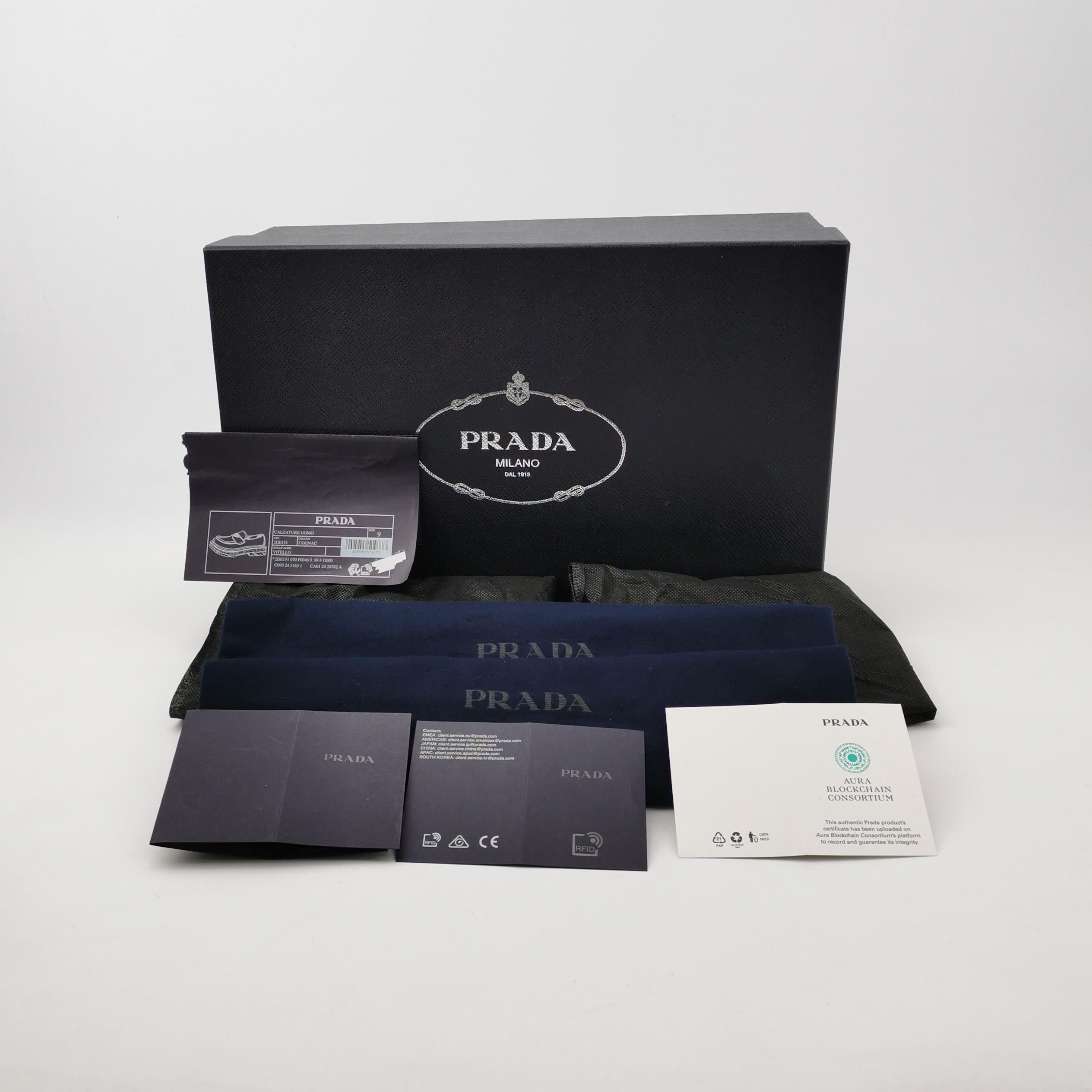 Prada Prada Men 10 Leather Size US 10 / EU 43 - 6 Thumbnail