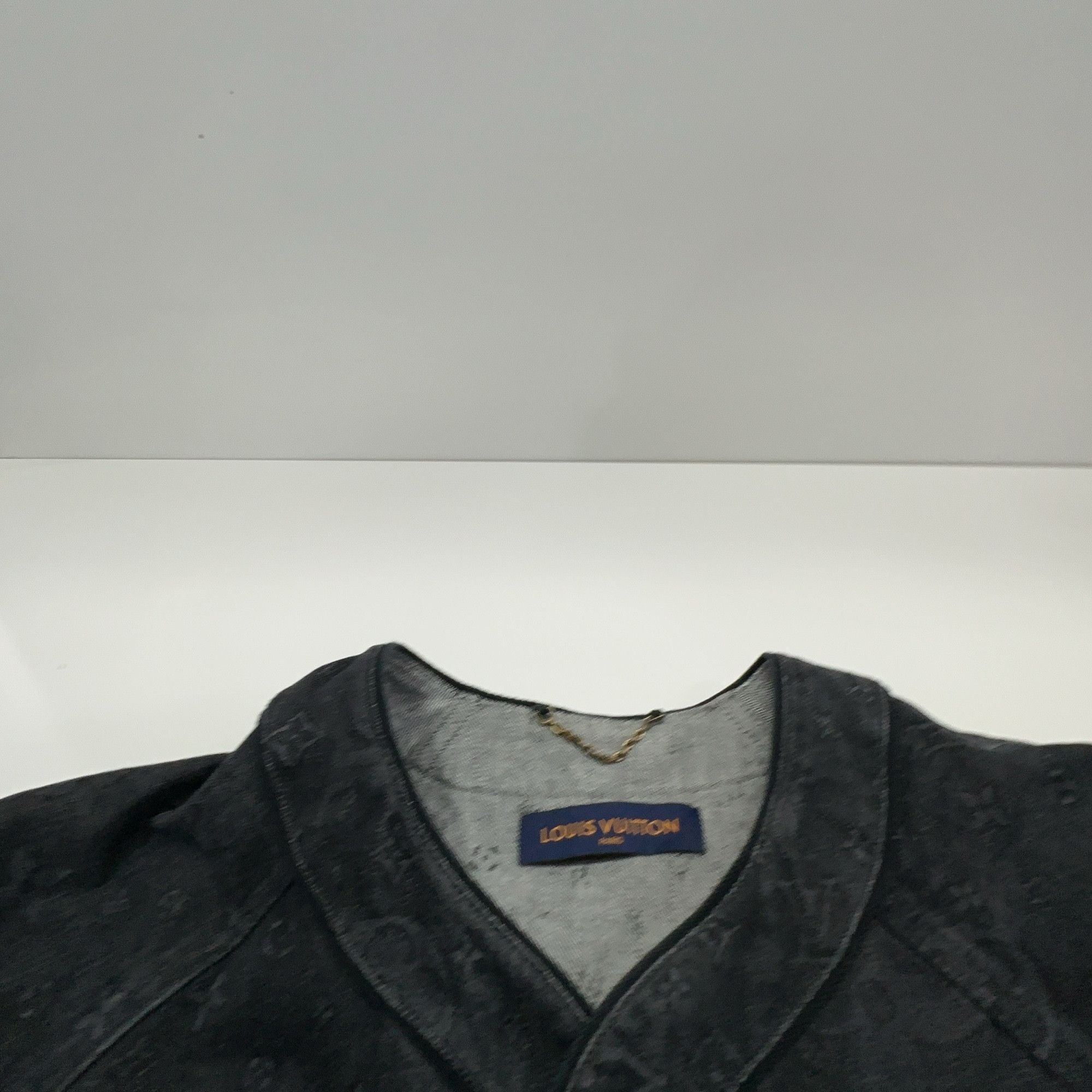 Louis Vuitton Louis Vuitton Monogram Denim Baseball Shirt Size L Size US L / EU 52-54 / 3 - 5 Thumbnail