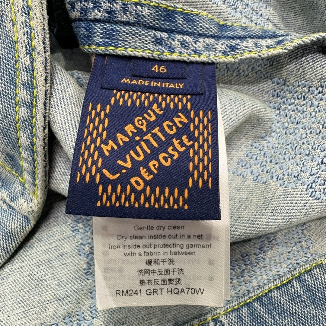 Louis Vuitton Louis Vuitton Checkerboard Denim Jacket Size S Size US S / EU 44-46 / 1 - 4 Thumbnail