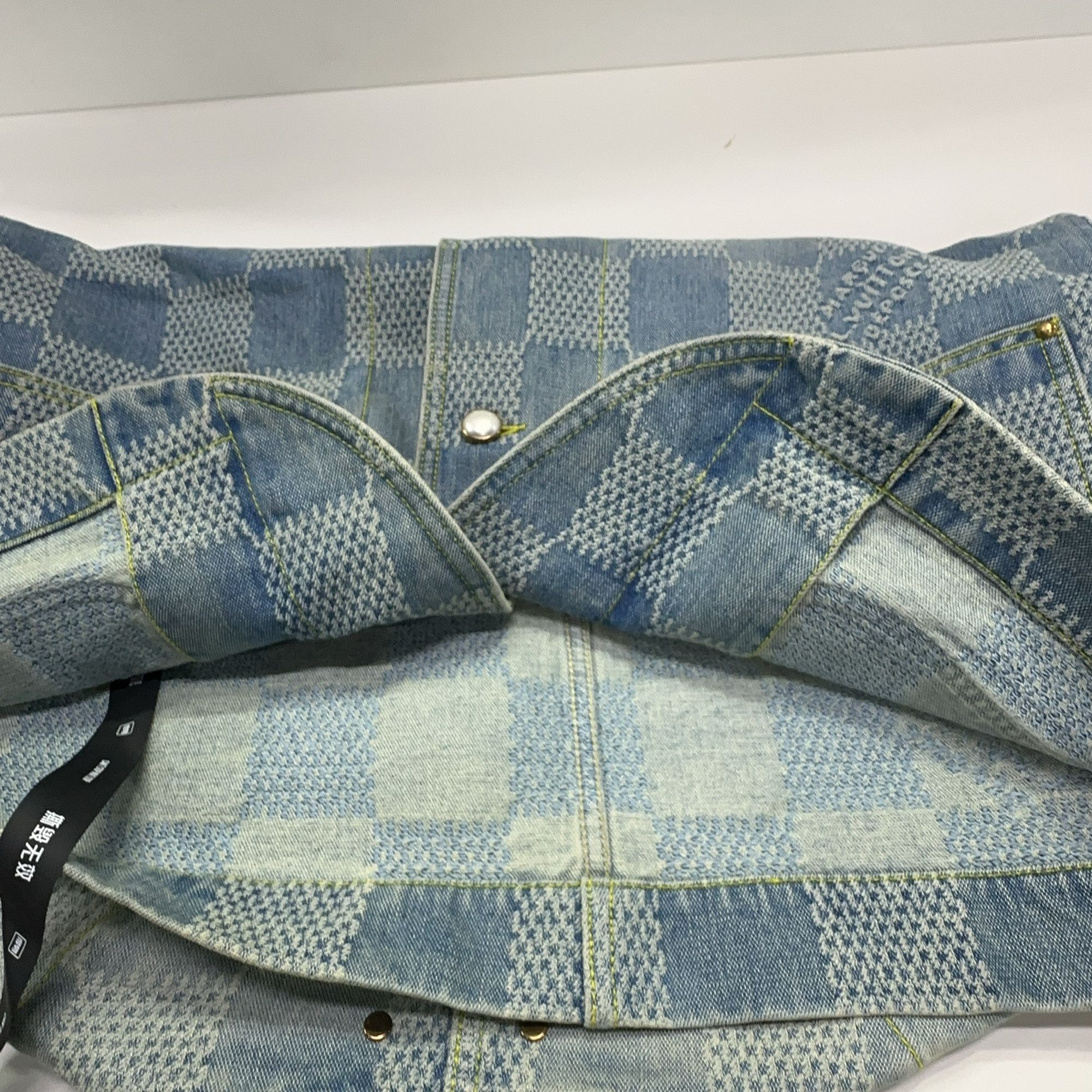 Louis Vuitton Louis Vuitton Checkerboard Denim Jacket Size S Size US S / EU 44-46 / 1 - 6 Thumbnail