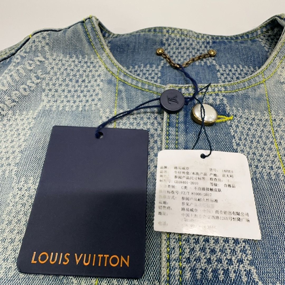 Louis Vuitton Louis Vuitton Checkerboard Denim Jacket Size S Size US S / EU 44-46 / 1 - 3 Thumbnail