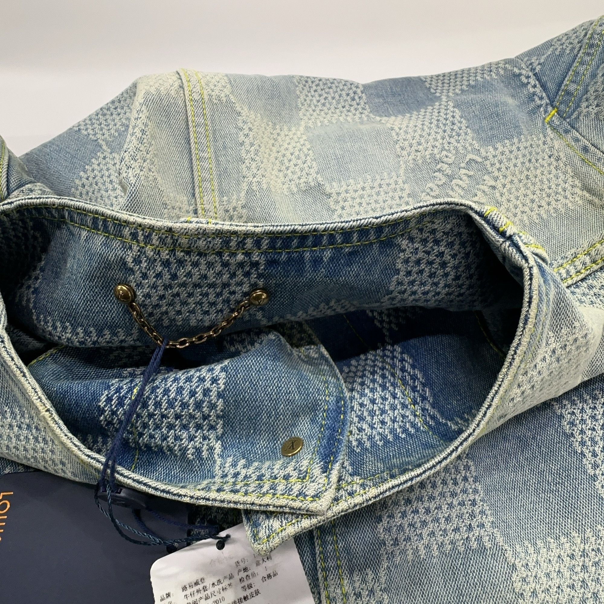 Louis Vuitton Louis Vuitton Checkerboard Denim Jacket Size S Size US S / EU 44-46 / 1 - 5 Thumbnail