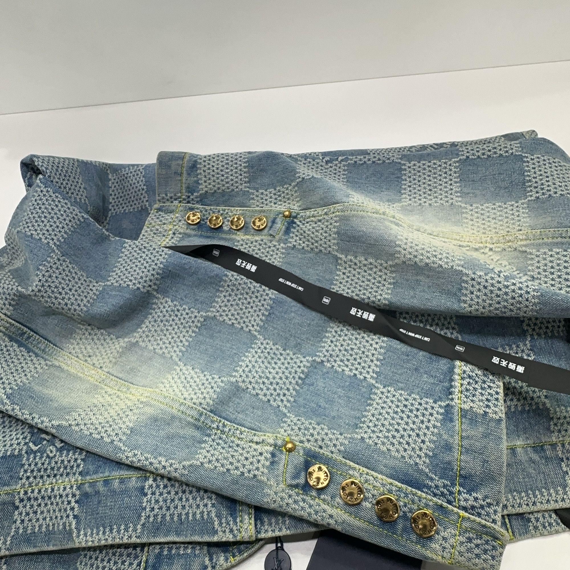 Louis Vuitton Louis Vuitton Checkerboard Denim Jacket Size S Size US S / EU 44-46 / 1 - 9 Thumbnail