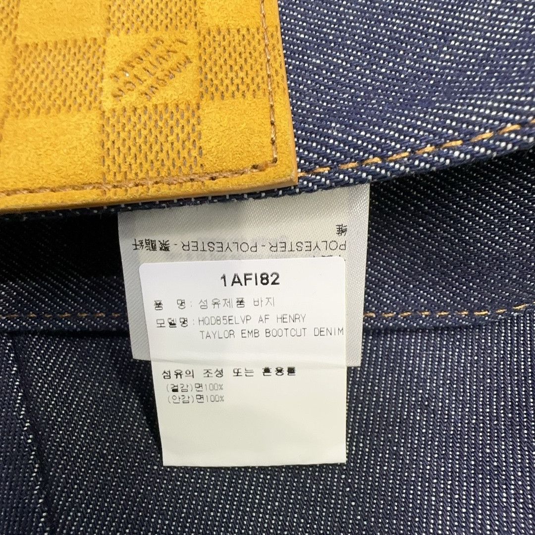 Louis Vuitton Louis Vuitton Taylor Embroidered Denim Jeans Size 31 Size US 31 - 5 Thumbnail