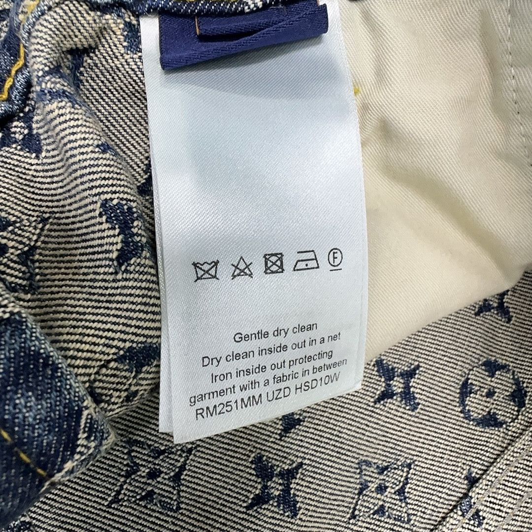 Louis Vuitton Louis Vuitton Monogram Denim Jeans Size 33 Size US 33 - 3 Thumbnail