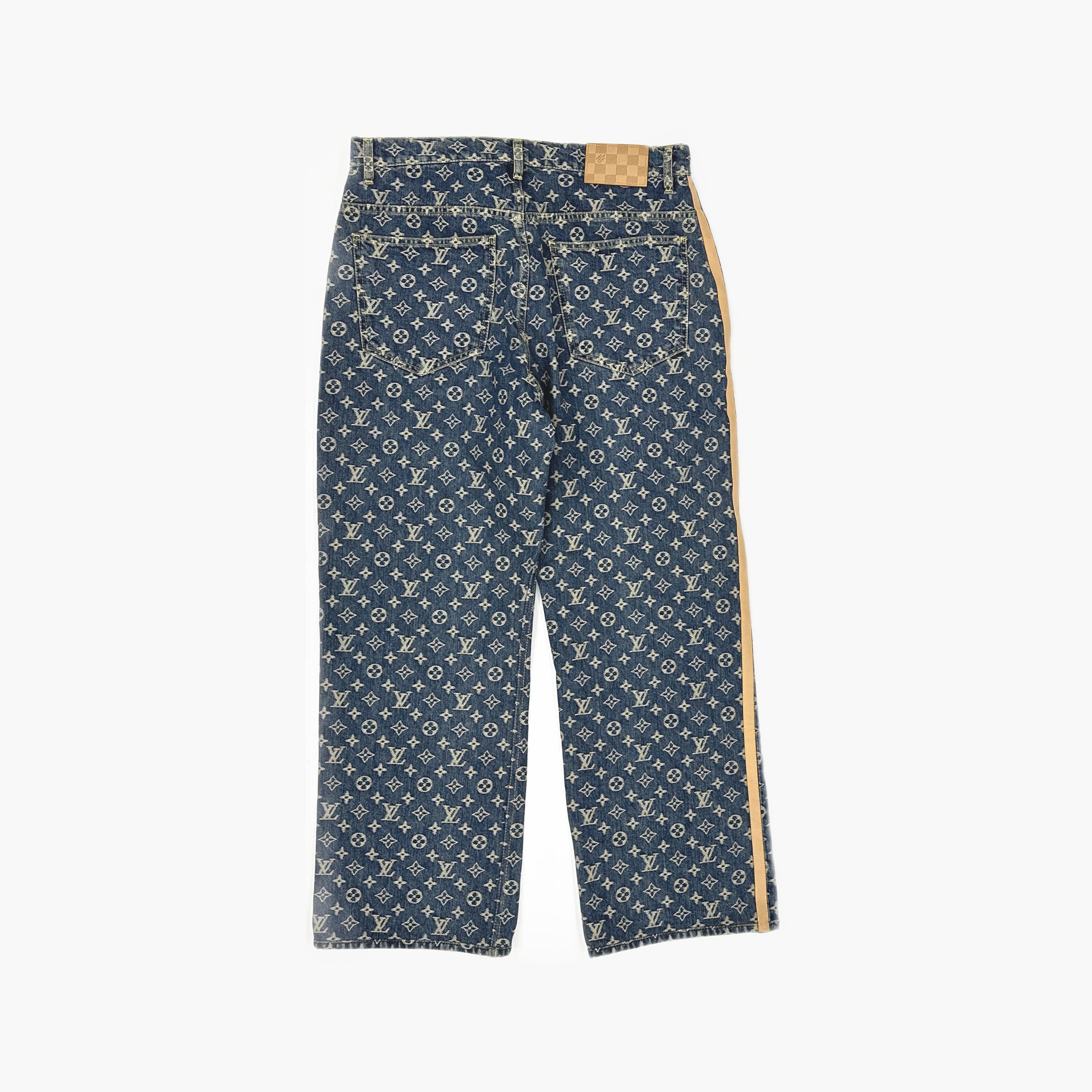 Louis Vuitton Louis Vuitton Monogram Denim Jeans Size 33 Size US 33 - 2 Thumbnail