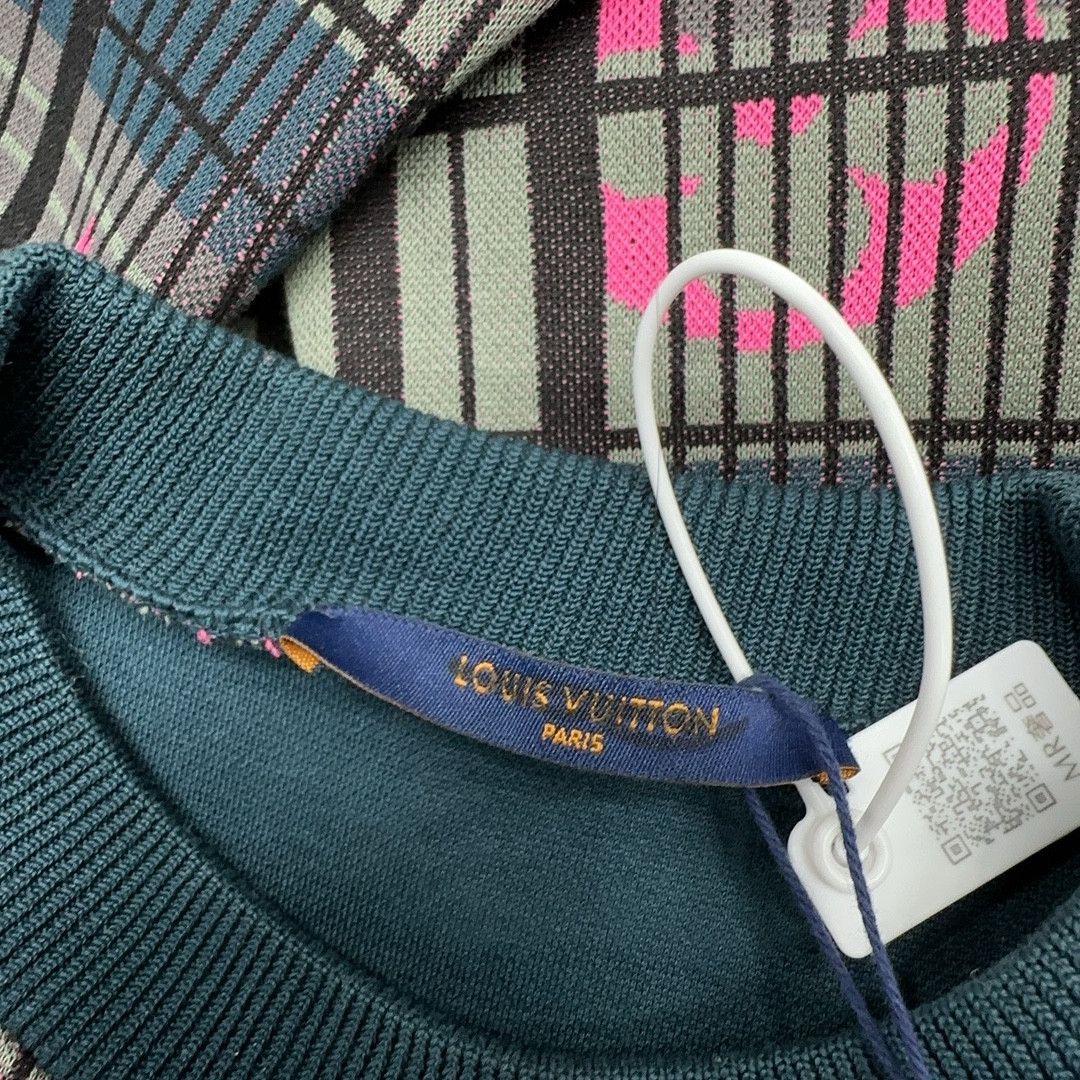 Louis Vuitton Louis Vuitton Monogram Jacquard Sweatshirt Size M Size US M / EU 48-50 / 2 - 4 Thumbnail