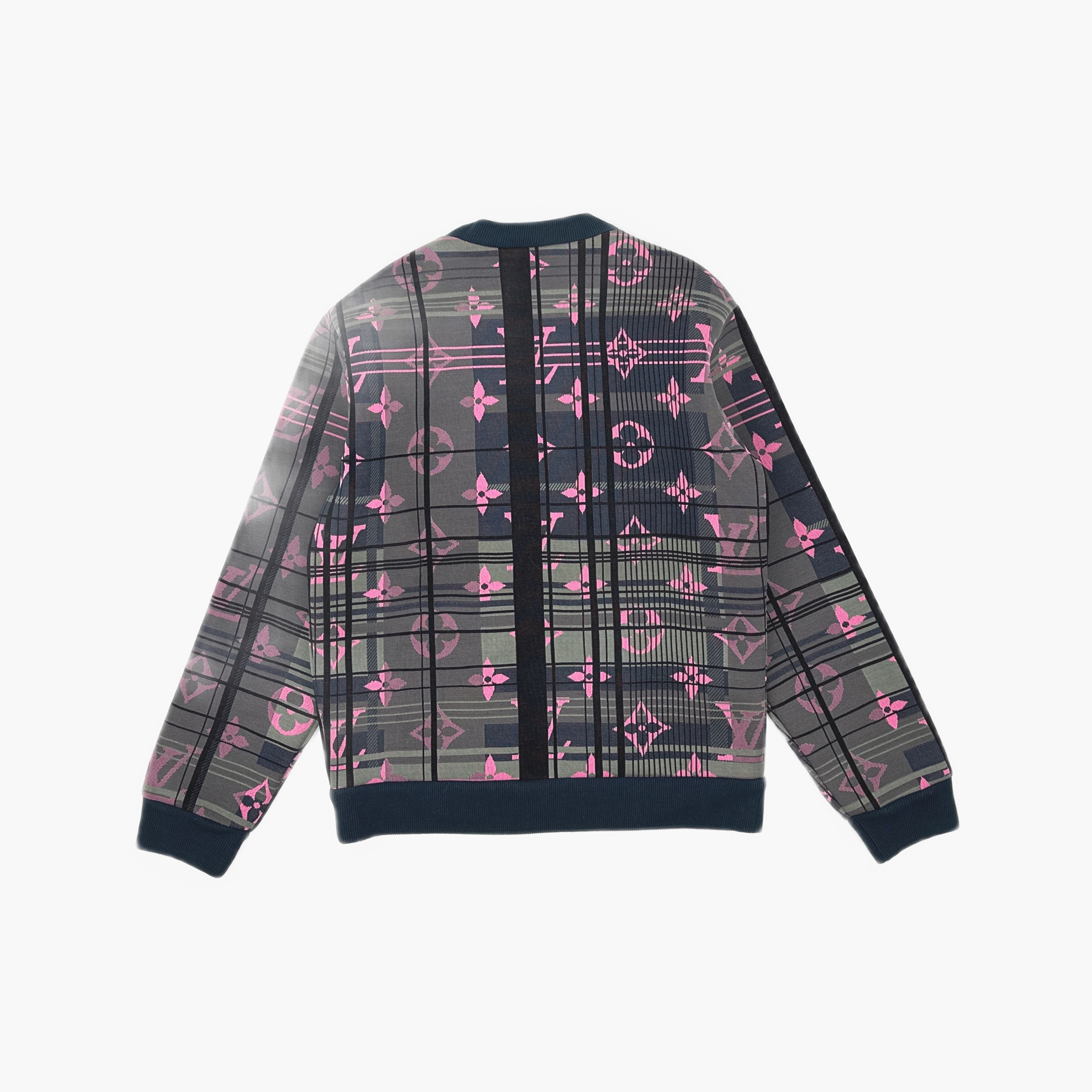 Louis Vuitton Louis Vuitton Monogram Jacquard Sweatshirt Size M Size US M / EU 48-50 / 2 - 2 Thumbnail