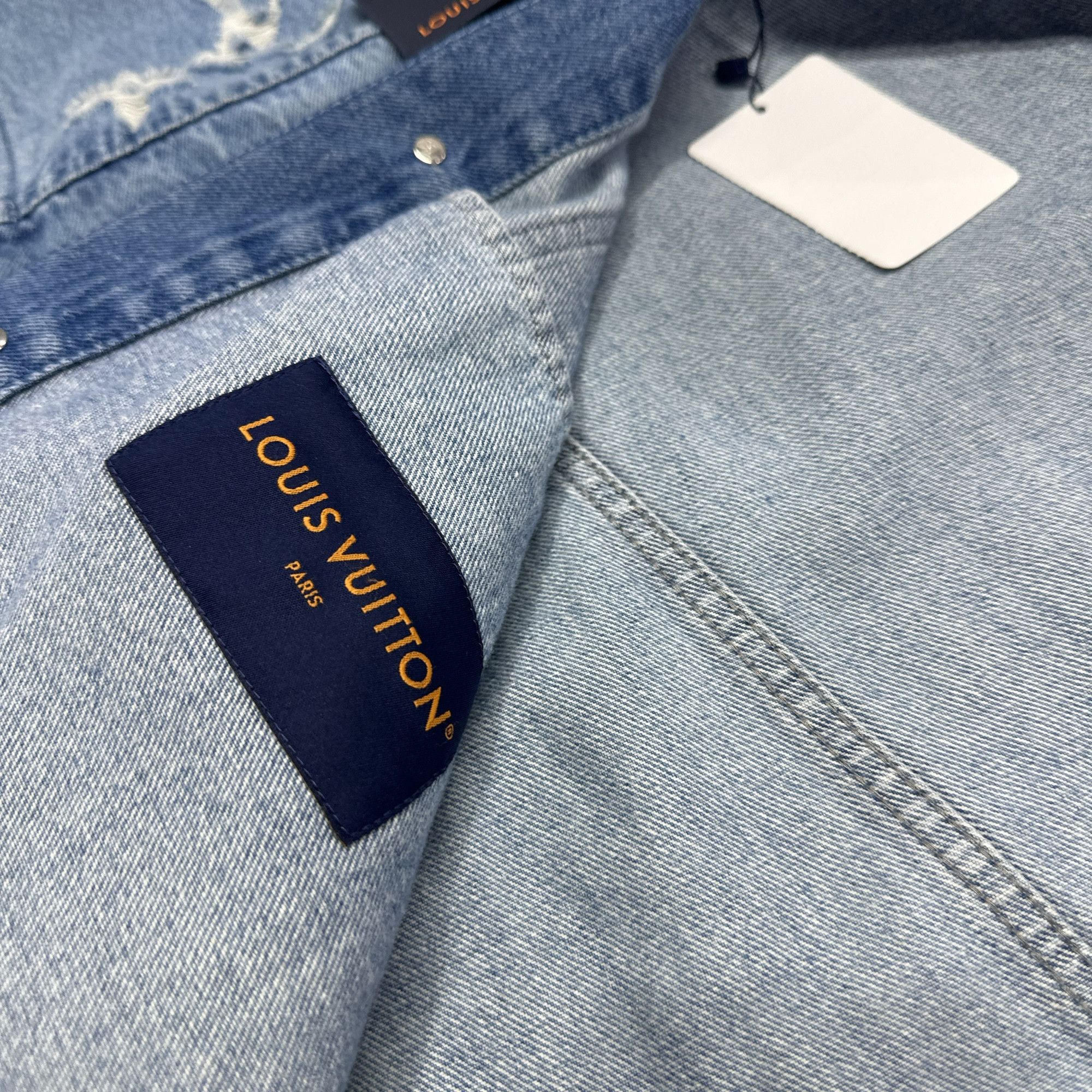Louis Vuitton Louis Vuitton Monogram Denim Jacket Size 52 Size US L / EU 52-54 / 3 - 5 Thumbnail