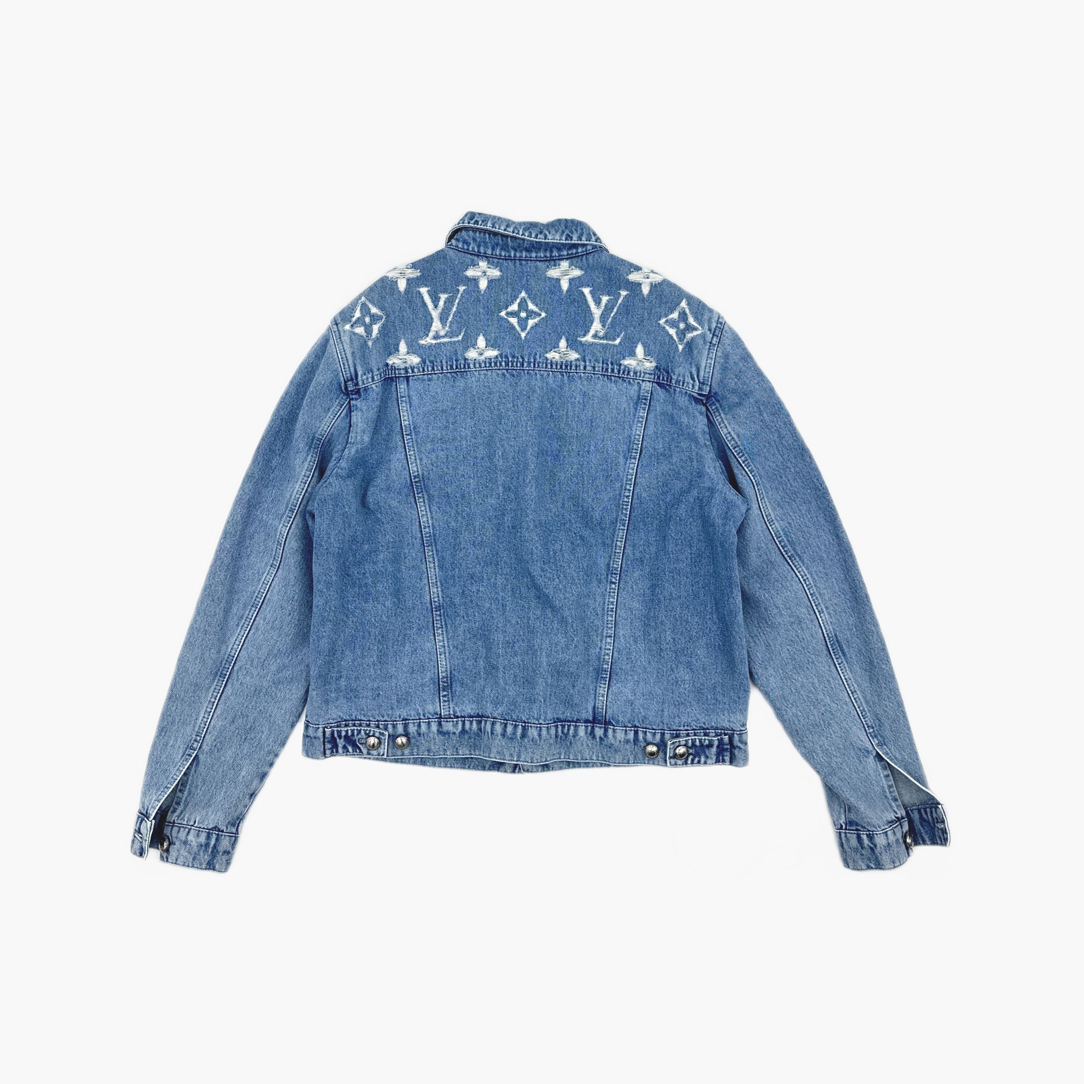 Louis Vuitton Louis Vuitton Monogram Denim Jacket Size 52 Size US L / EU 52-54 / 3 - 2 Thumbnail