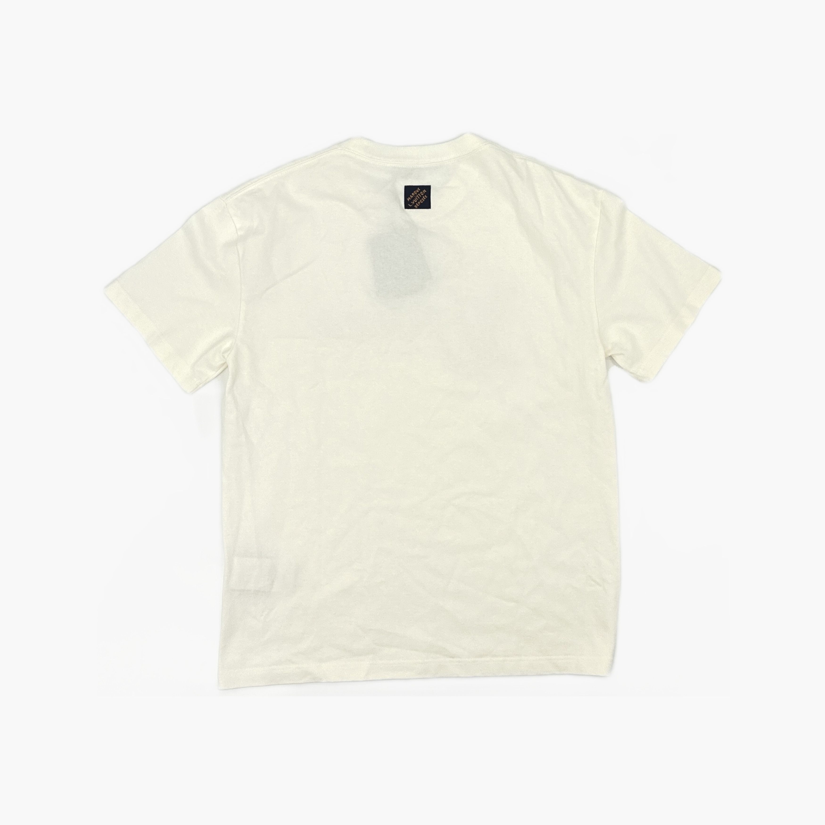 Louis Vuitton Louis Vuitton LV Lovers Embroidered T-Shirt Size M Size US M / EU 48-50 / 2 - 2 Thumbnail