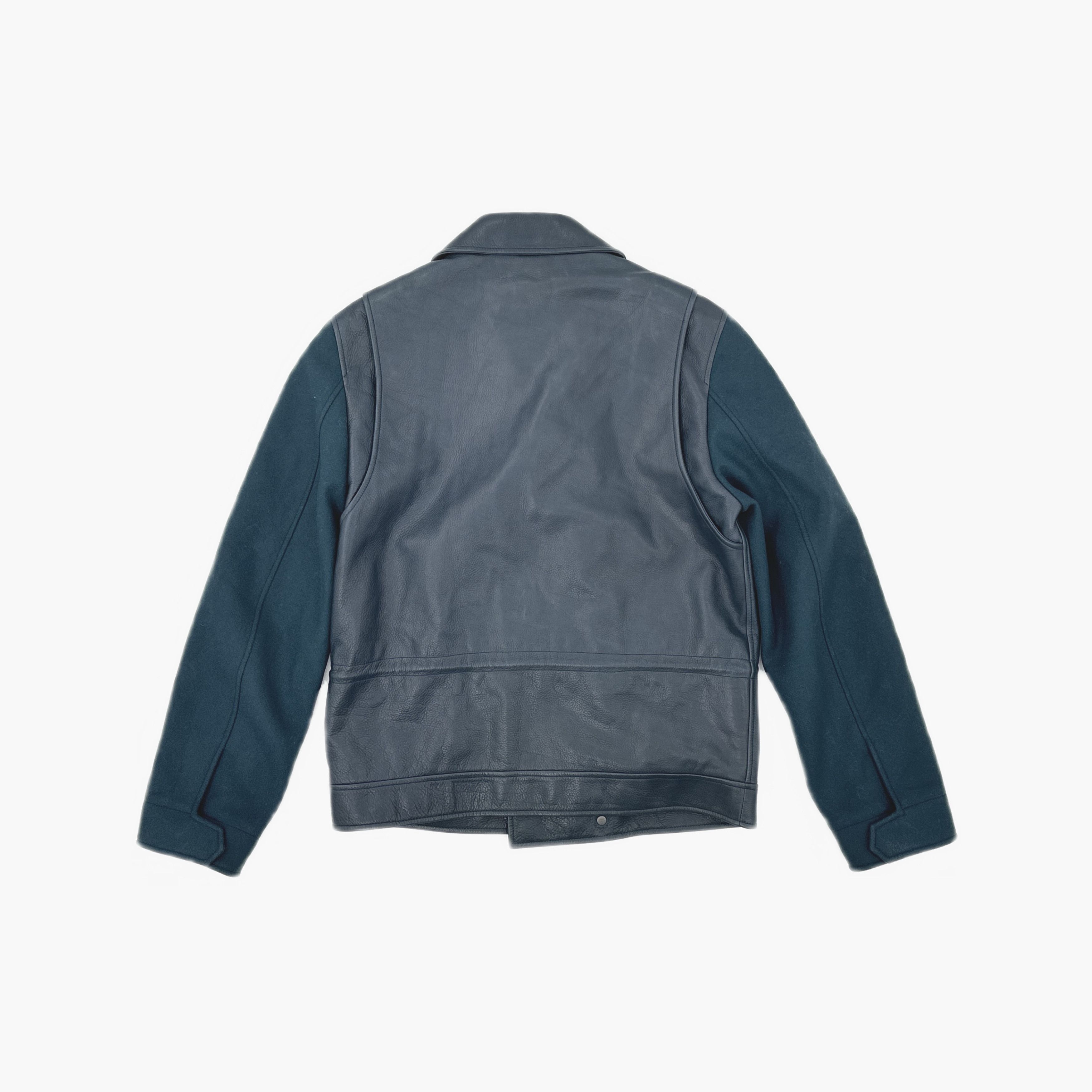 Louis Vuitton Louis Vuitton Wool Sleeve Leather Jacket Size S Size US S / EU 44-46 / 1 - 2 Thumbnail
