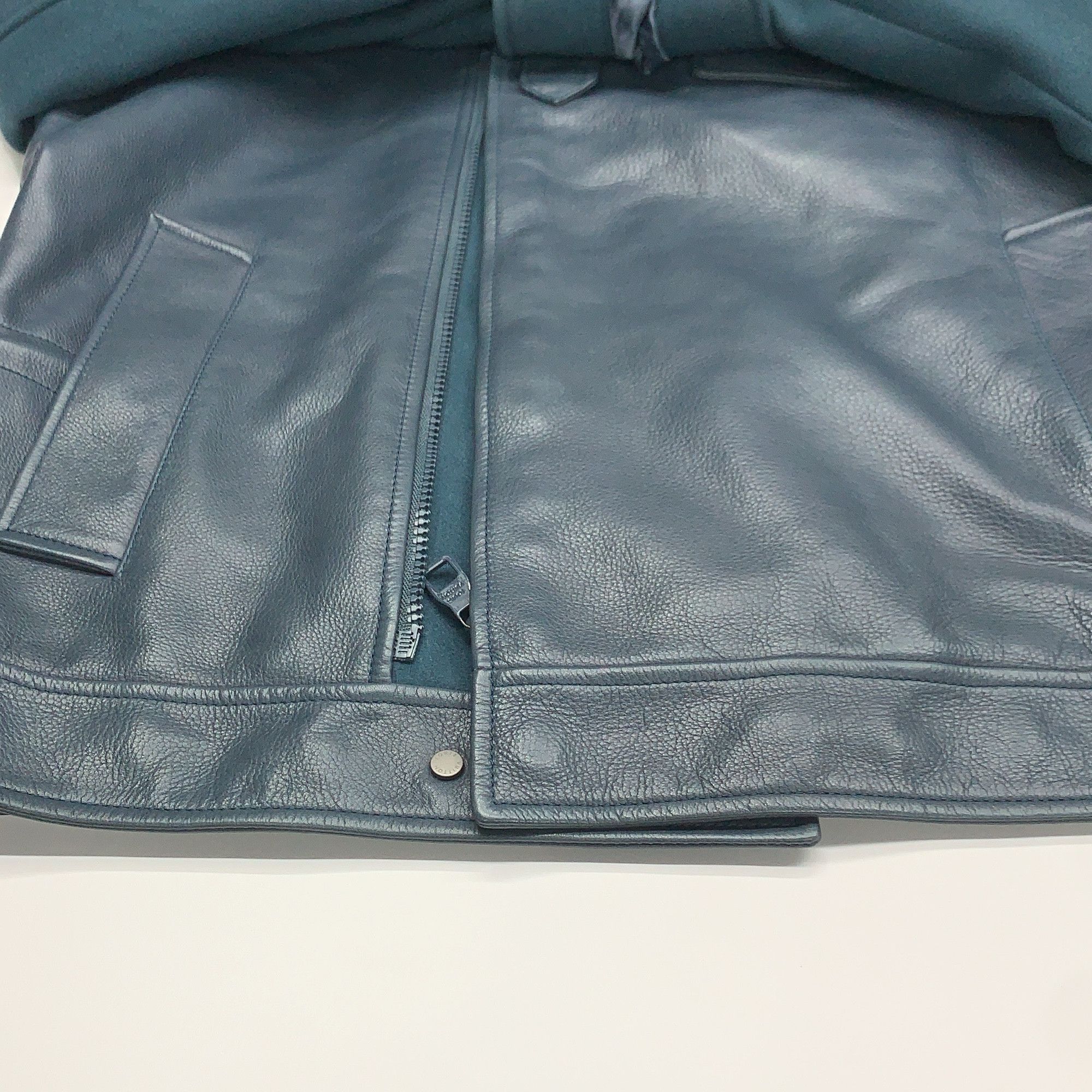 Louis Vuitton Louis Vuitton Wool Sleeve Leather Jacket Size S Size US S / EU 44-46 / 1 - 7 Thumbnail