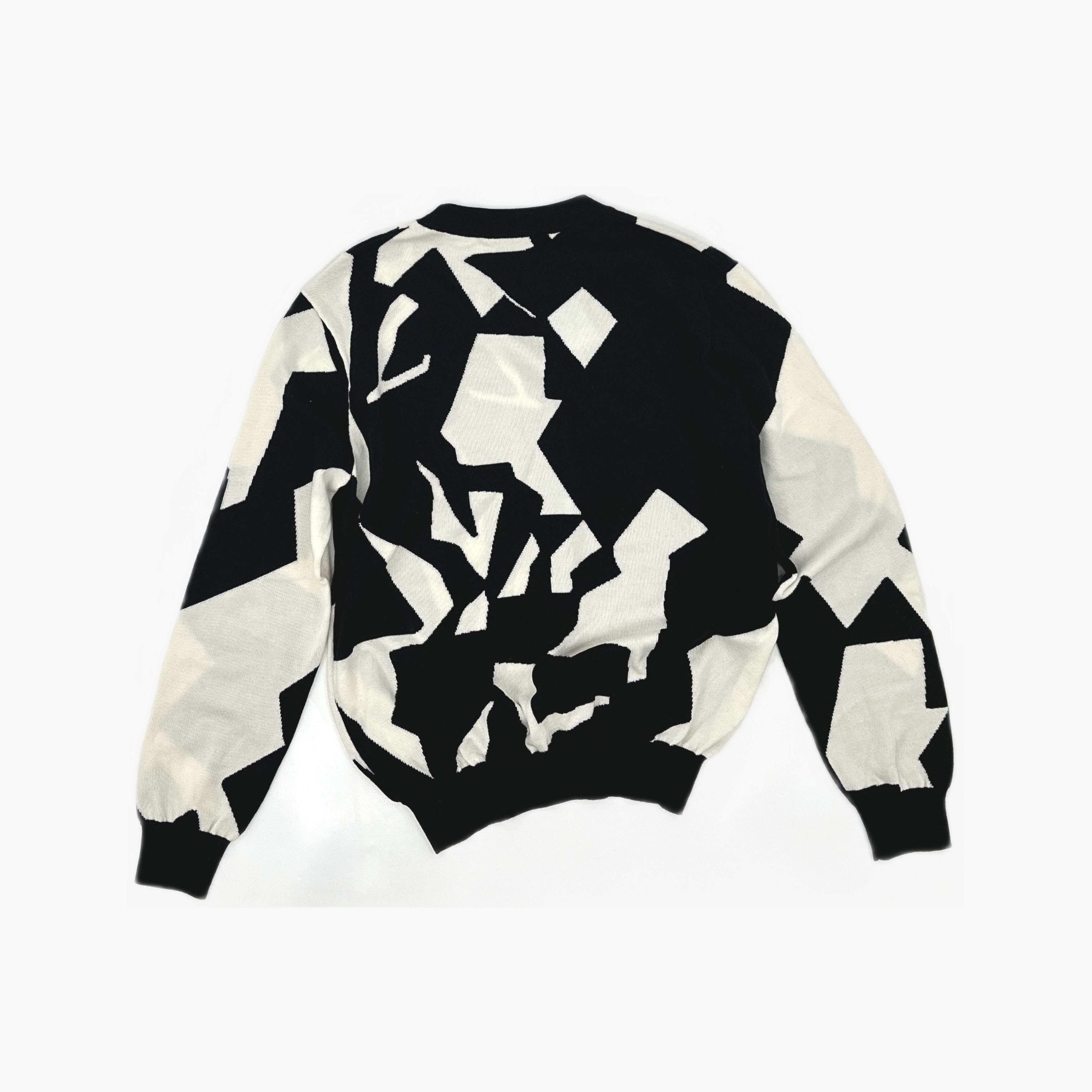 Louis Vuitton Louis Vuitton Abstract Logo Jacquard Sweater Size XL Size US XL / EU 56 / 4 - 2 Thumbnail