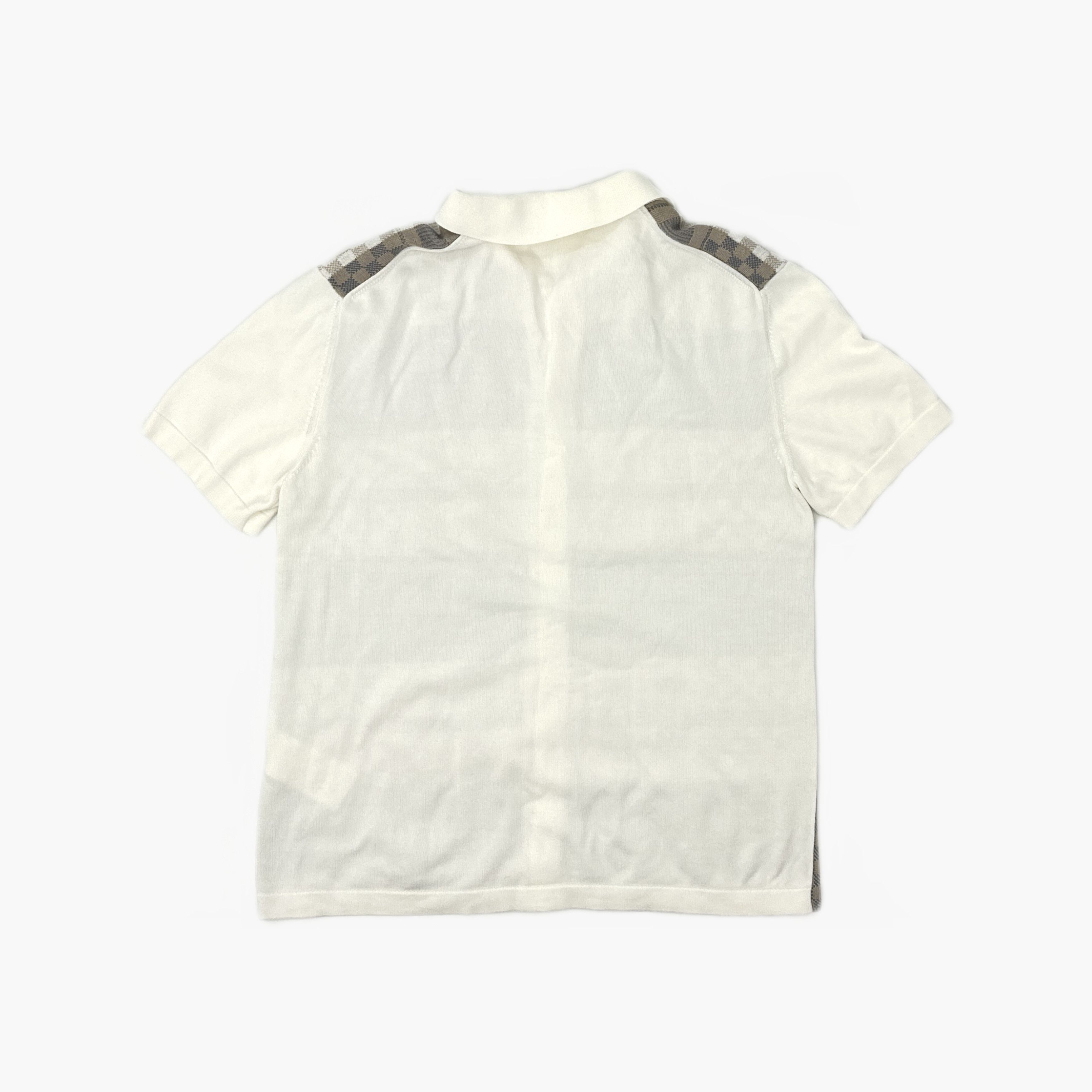 Louis Vuitton Louis Vuitton Checkered Jacquard Knit Shirt Size L Size US L / EU 52-54 / 3 - 2 Thumbnail