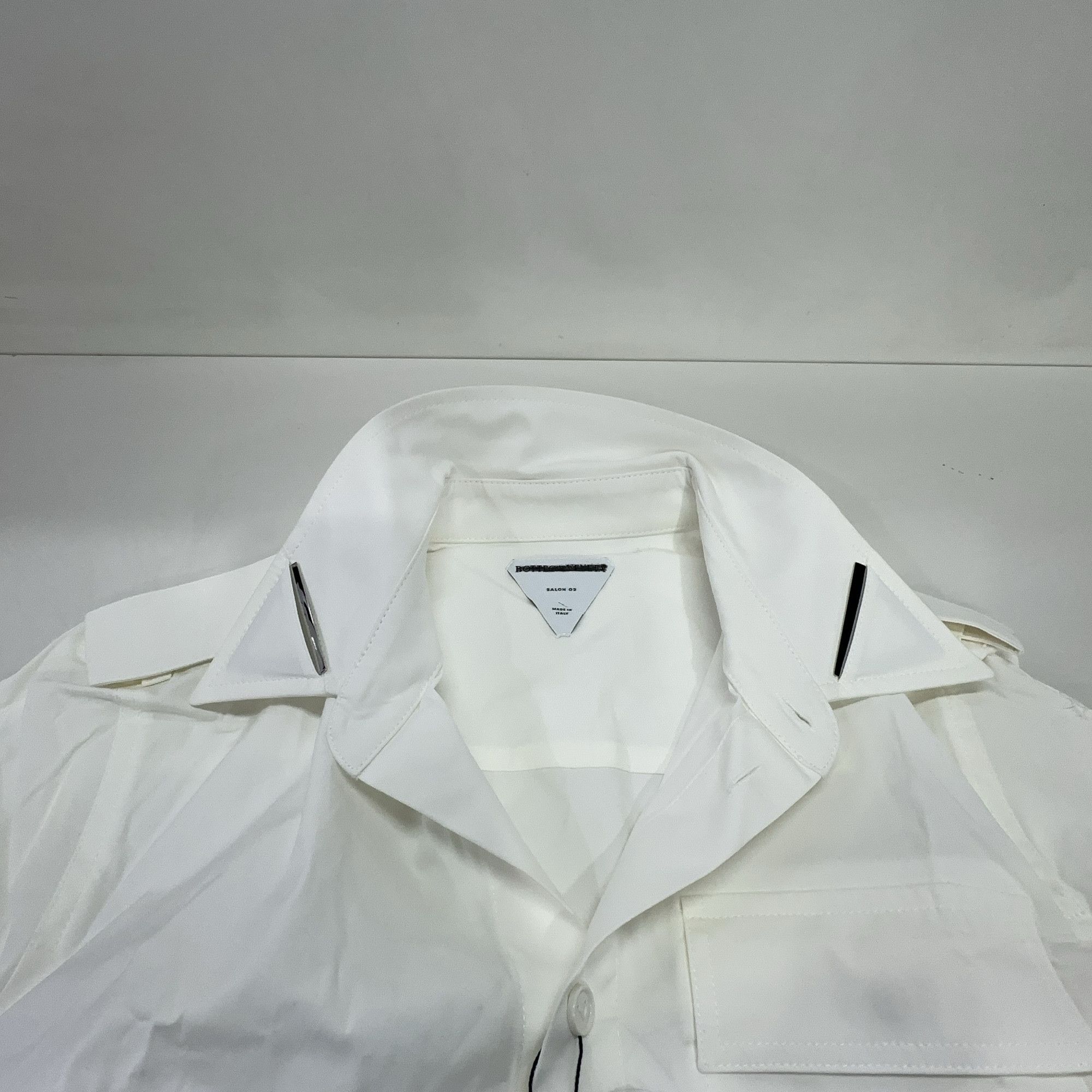 Bottega Veneta Bottega Veneta Cotton Button Up Shirt Size L Size US L / EU 52-54 / 3 - 6 Thumbnail