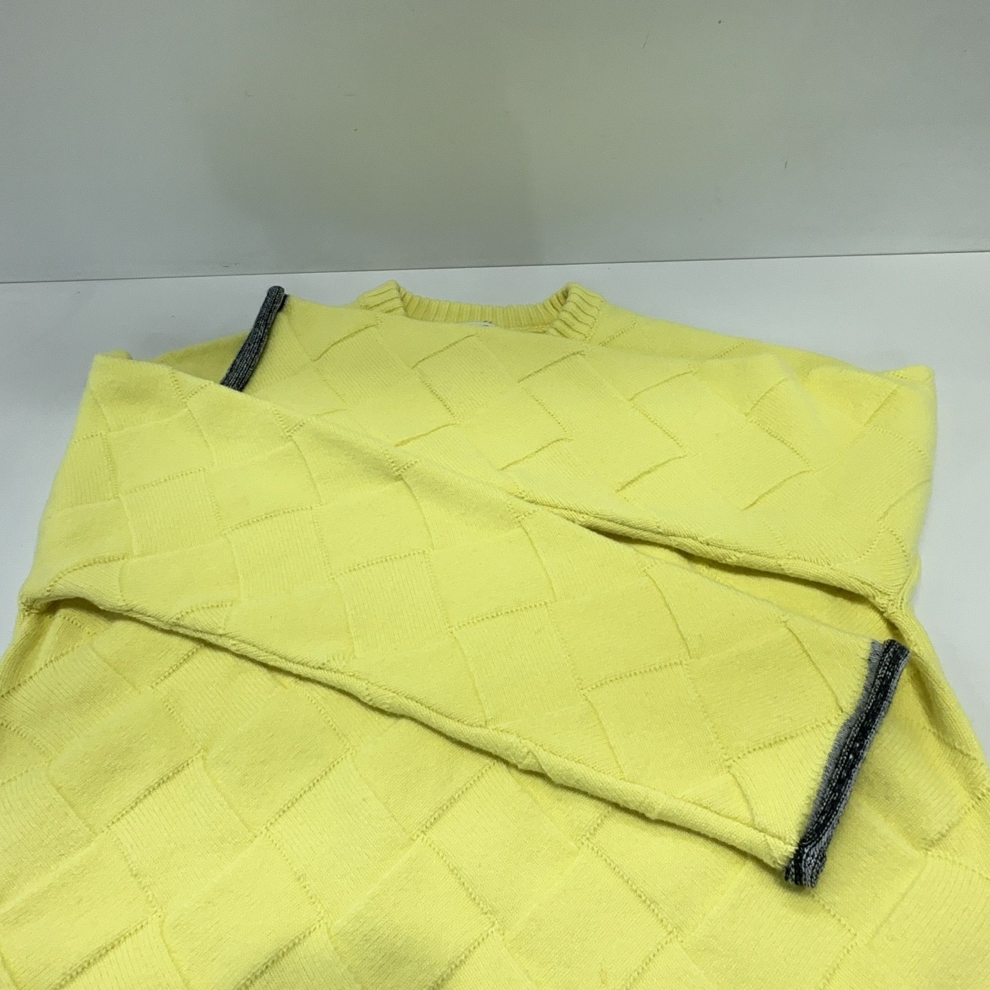 Bottega Veneta Bottega Veneta Quilted Wool Sweater Yellow Size S Size S / US 4 / IT 40 - 9 Thumbnail