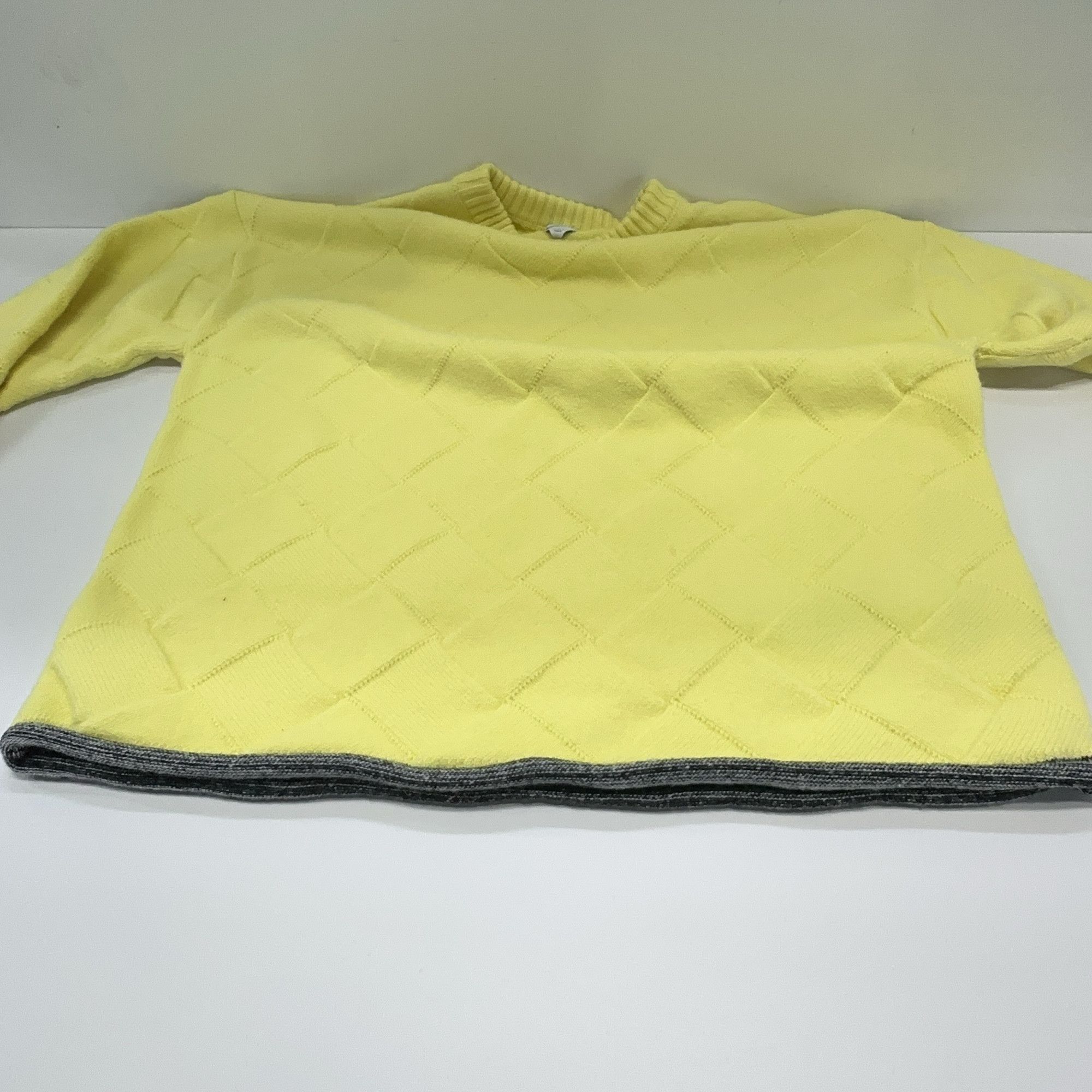 Bottega Veneta Bottega Veneta Quilted Wool Sweater Yellow Size S Size S / US 4 / IT 40 - 7 Thumbnail