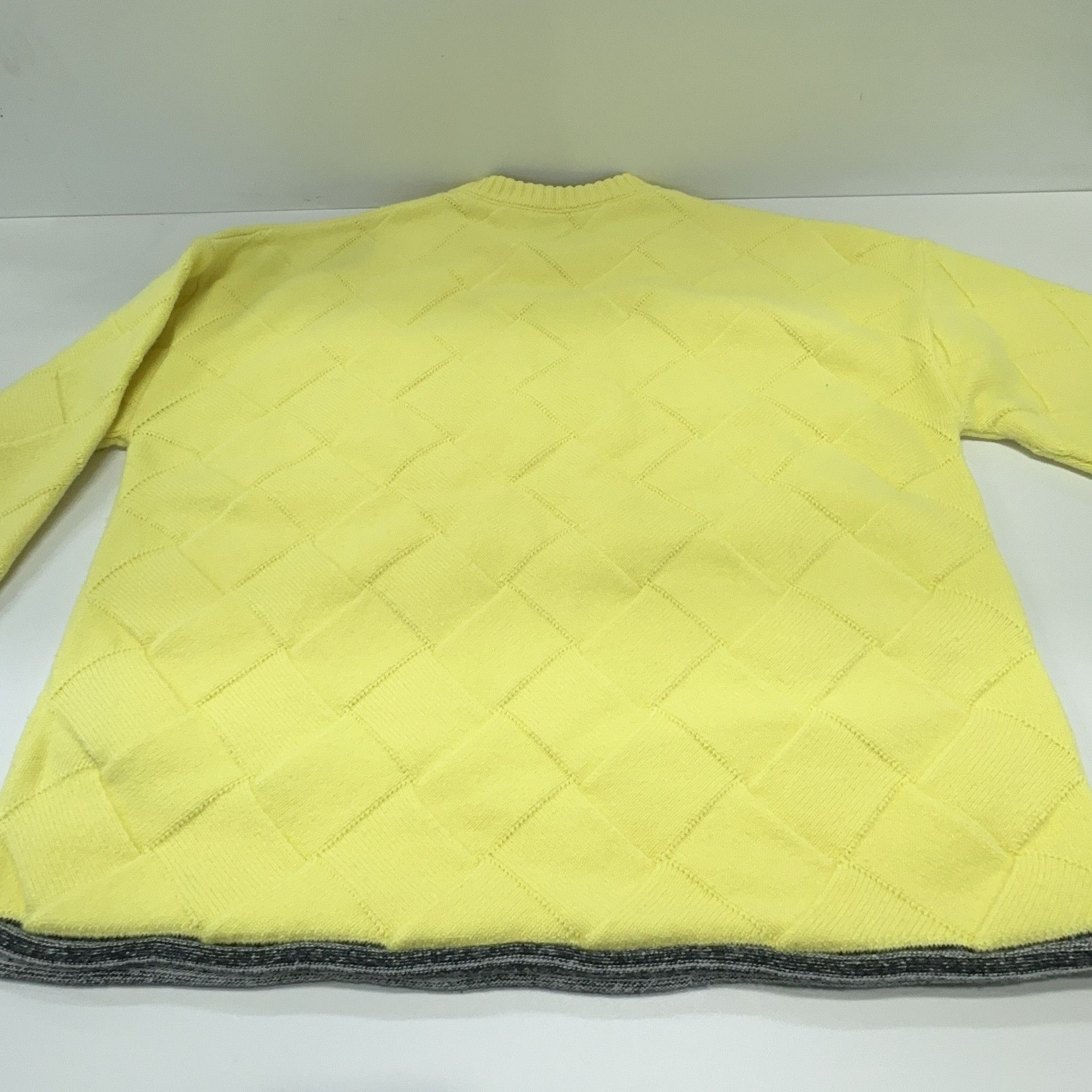 Bottega Veneta Bottega Veneta Quilted Wool Sweater Yellow Size S Size S / US 4 / IT 40 - 10 Thumbnail