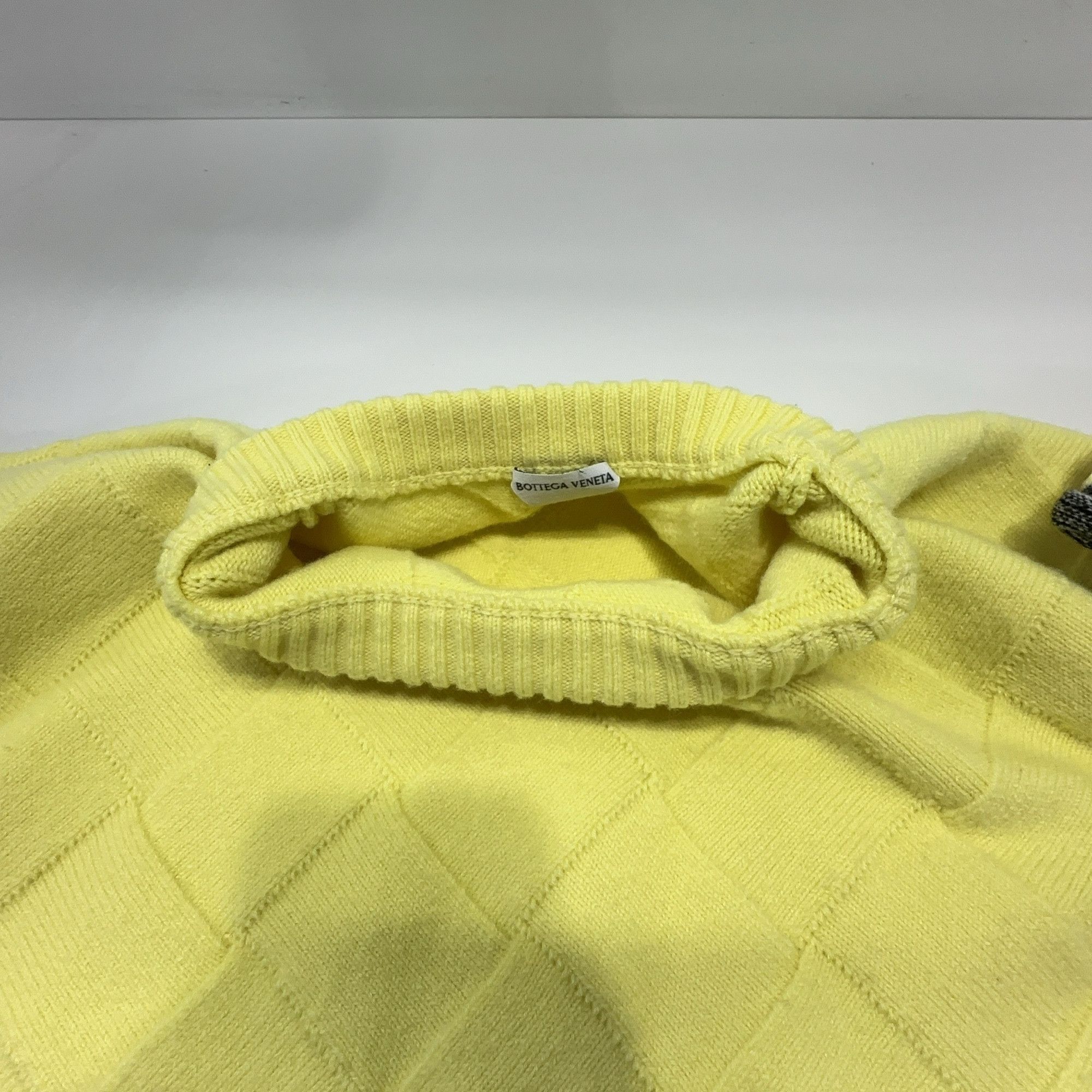 Bottega Veneta Bottega Veneta Quilted Wool Sweater Yellow Size S Size S / US 4 / IT 40 - 5 Thumbnail