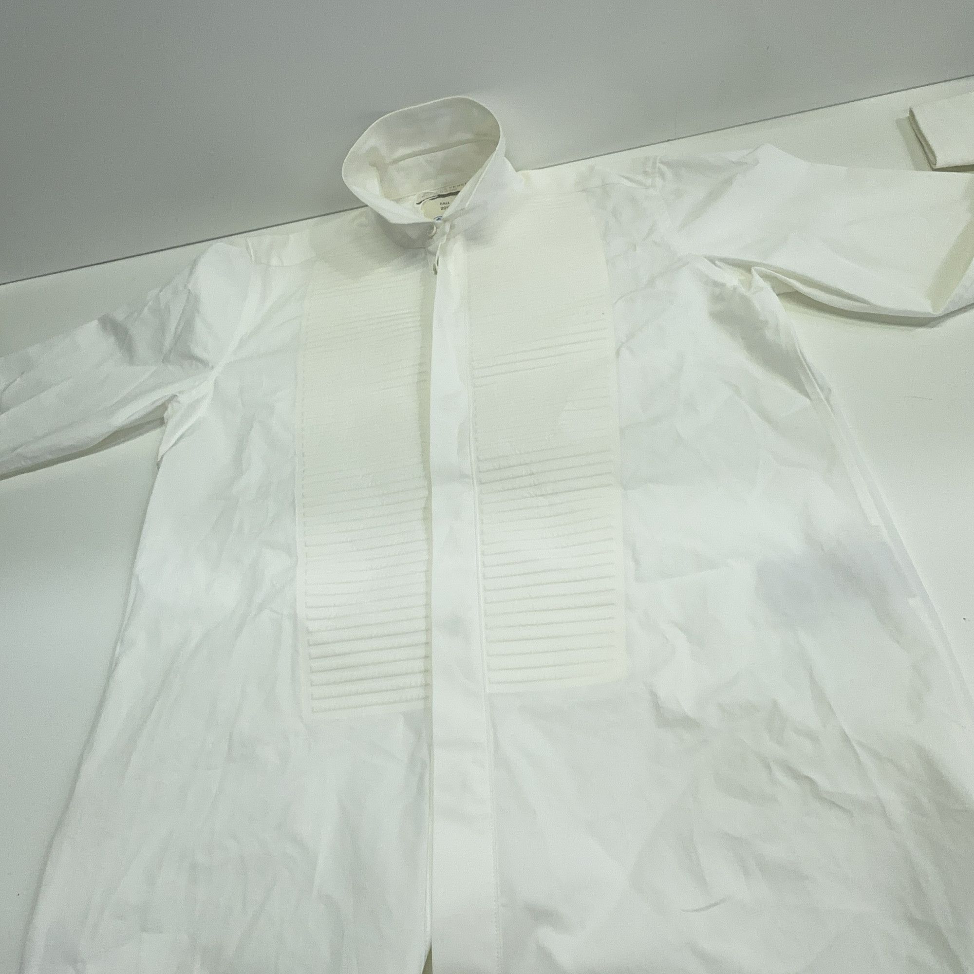 Bottega Veneta Bottega Veneta Pleated Front Button Up Shirt Size S Size US S / EU 44-46 / 1 - 6 Thumbnail