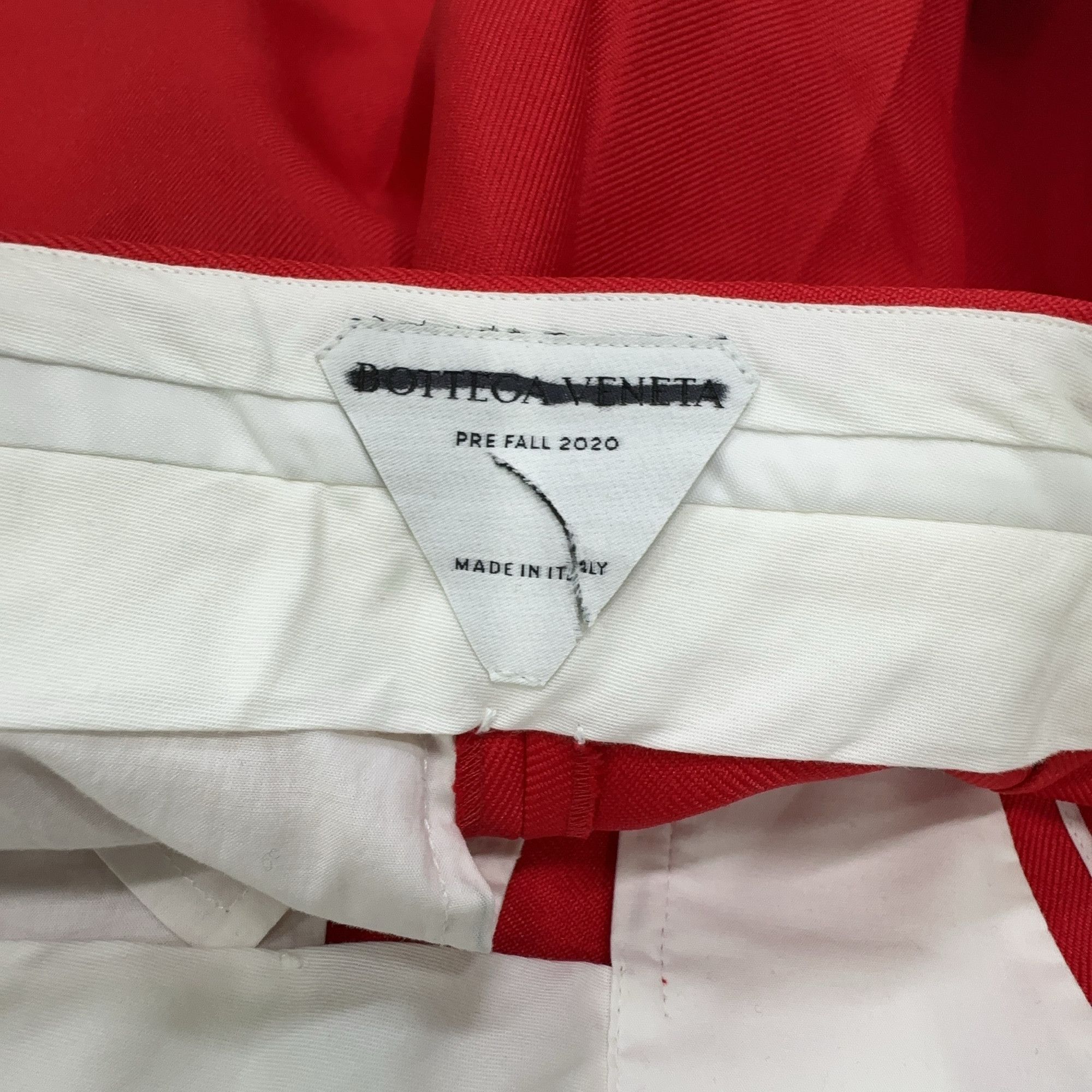 Bottega Veneta Bottega Veneta Red Pants Size 36 Size 25" / US 0 / IT 36 - 4 Thumbnail