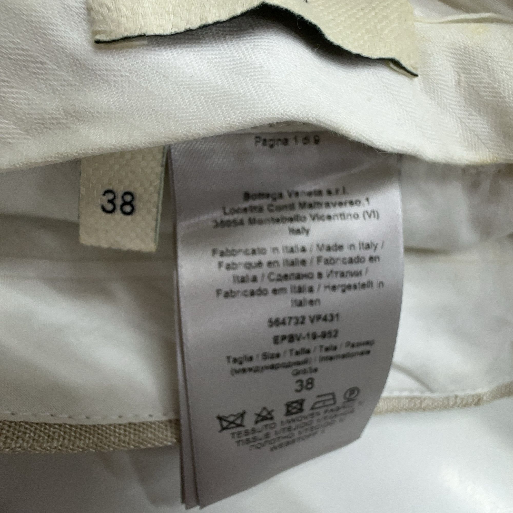 Bottega Veneta Bottega Veneta Herringbone Pants Size 38 Size 26" / US 2 / IT 38 - 3 Thumbnail