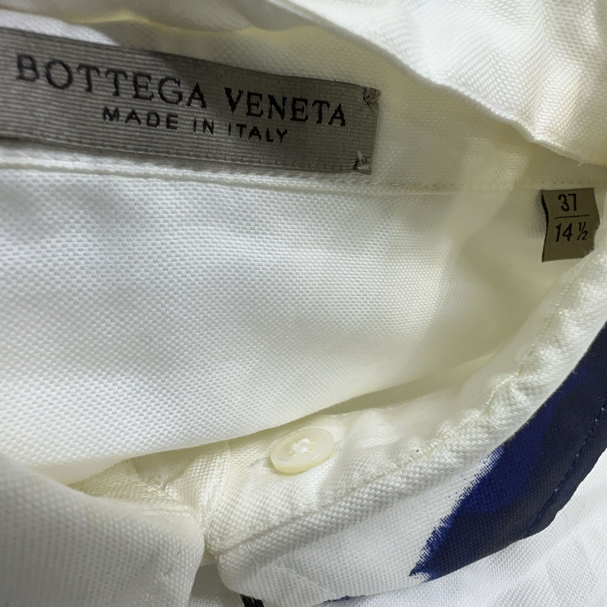 Bottega Veneta Bottega Veneta Blue Collar Detail Button Up Shirt Size S Size US S / EU 44-46 / 1 - 4 Thumbnail