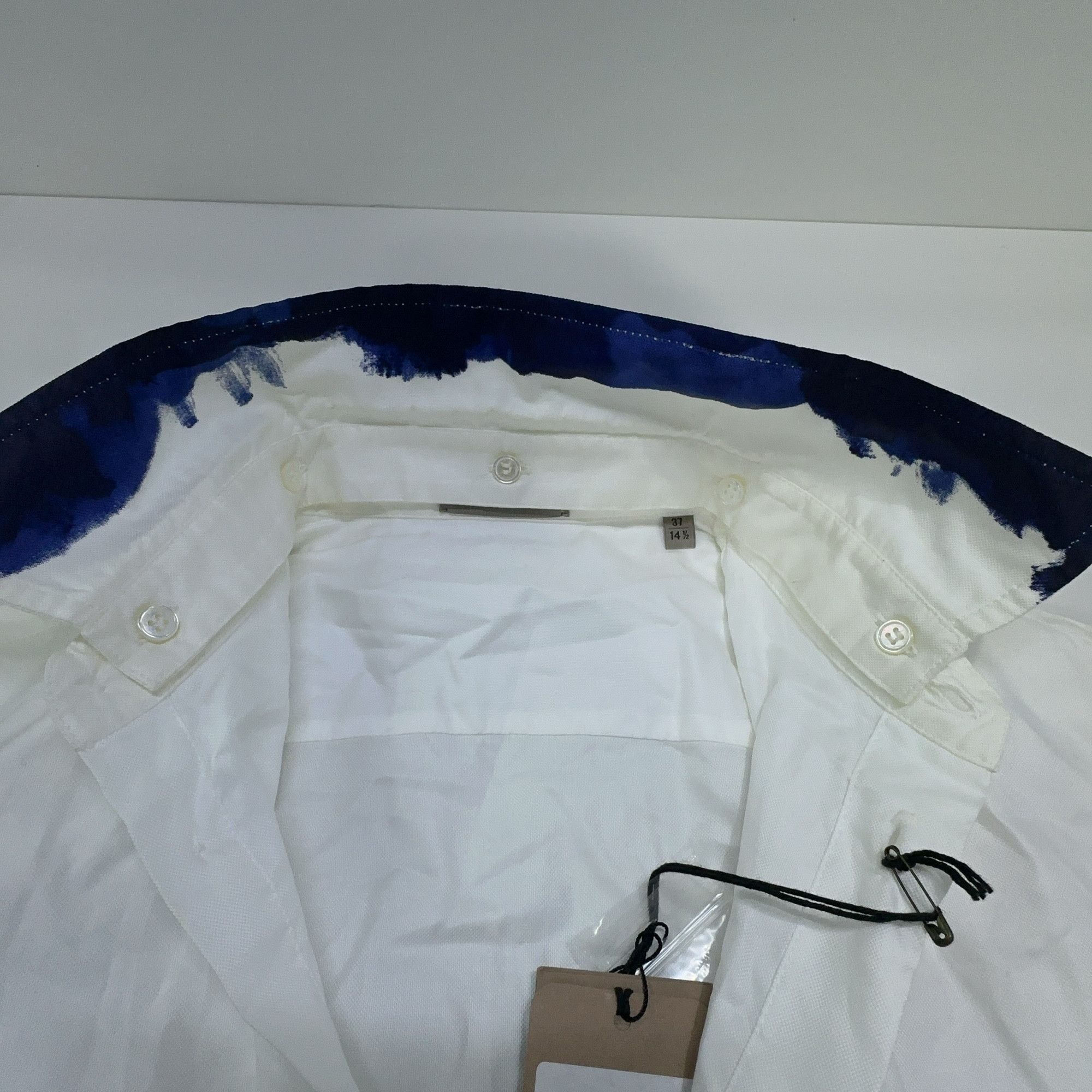 Bottega Veneta Bottega Veneta Blue Collar Detail Button Up Shirt Size S Size US S / EU 44-46 / 1 - 7 Thumbnail