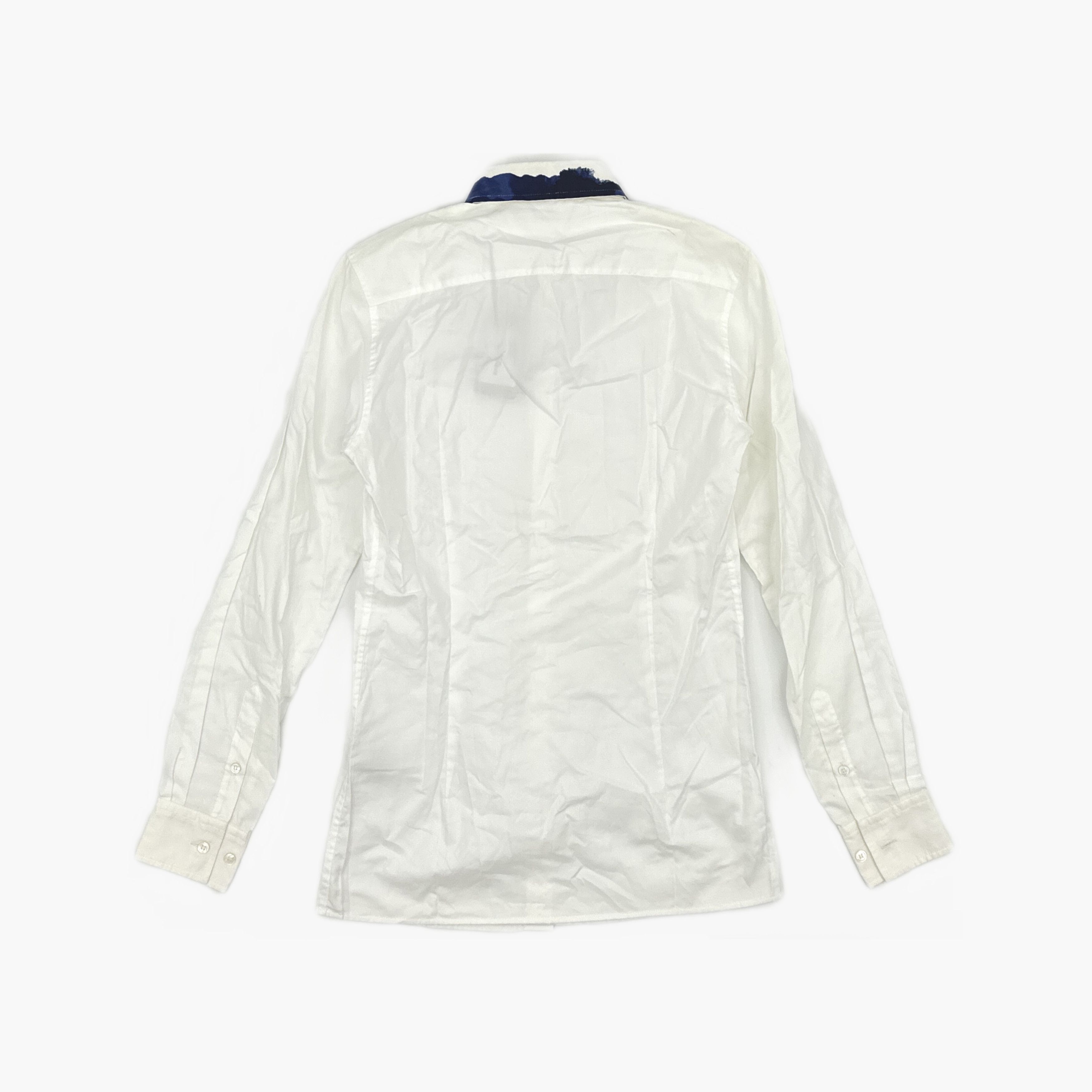 Bottega Veneta Bottega Veneta Blue Collar Detail Button Up Shirt Size S Size US S / EU 44-46 / 1 - 2 Thumbnail