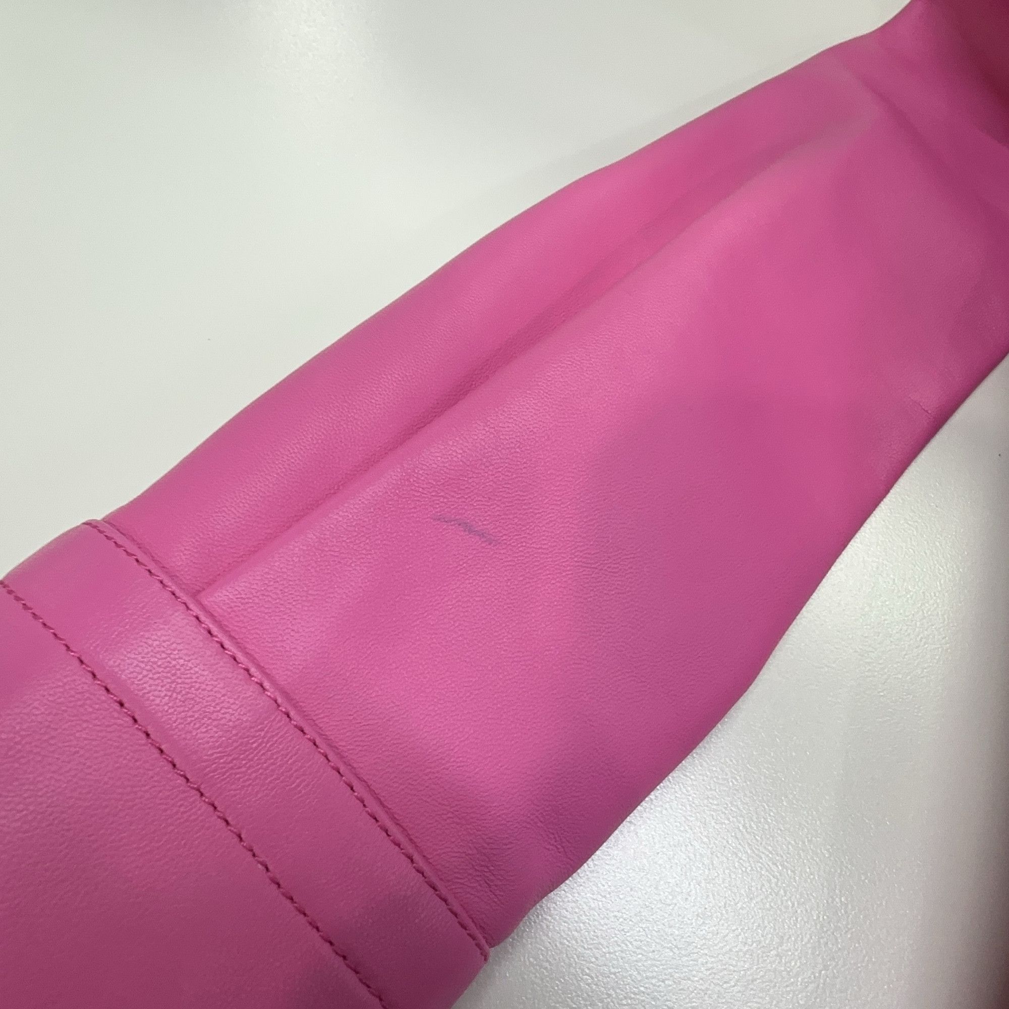 Bottega Veneta Bottega Veneta Pink Lambskin Button Up Shirt Size 36 Size XS / US 0-2 / IT 36-38 - 7 Thumbnail