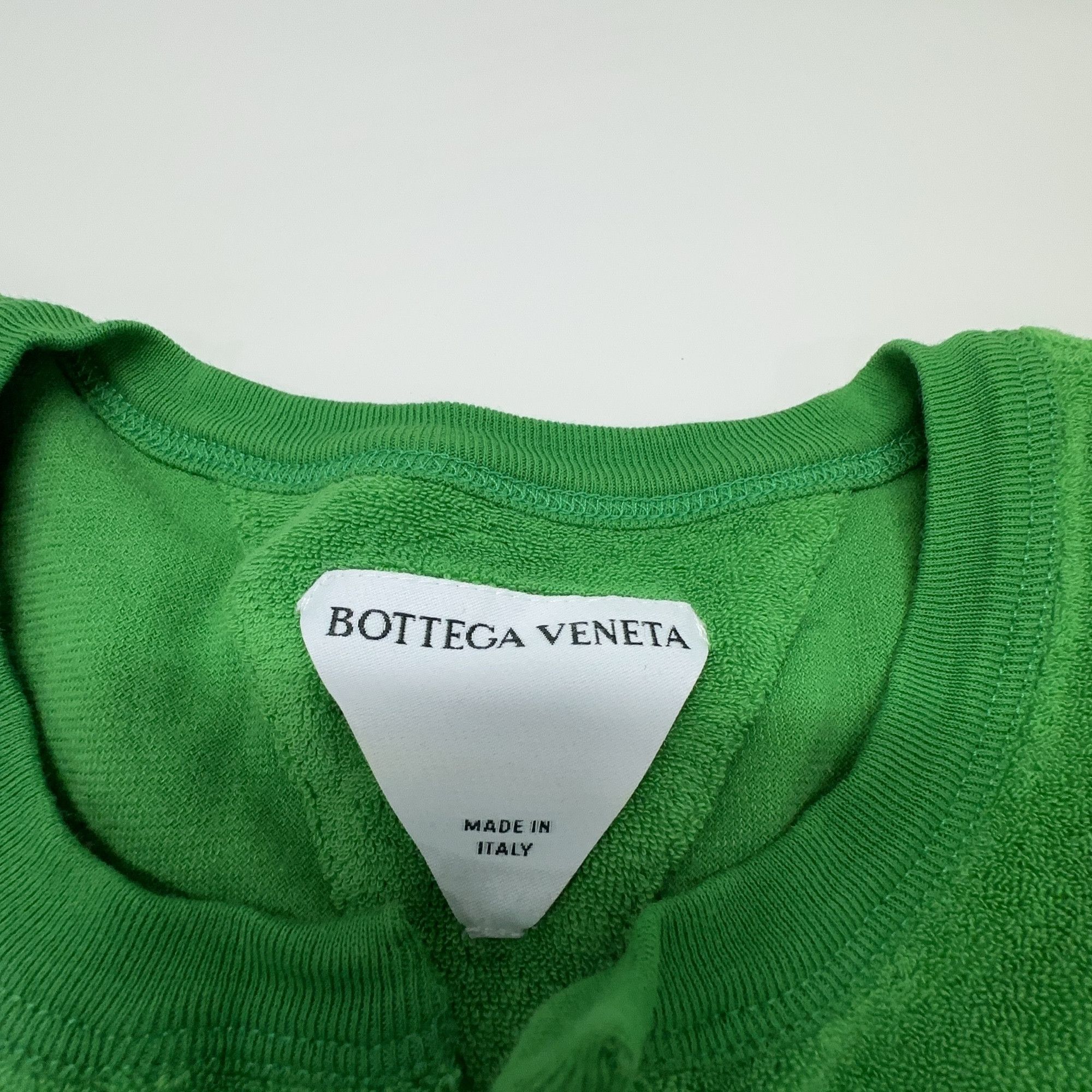 Bottega Veneta Bottega Veneta Terry Cloth Henley T-Shirt Size M Size US M / EU 48-50 / 2 - 3 Thumbnail