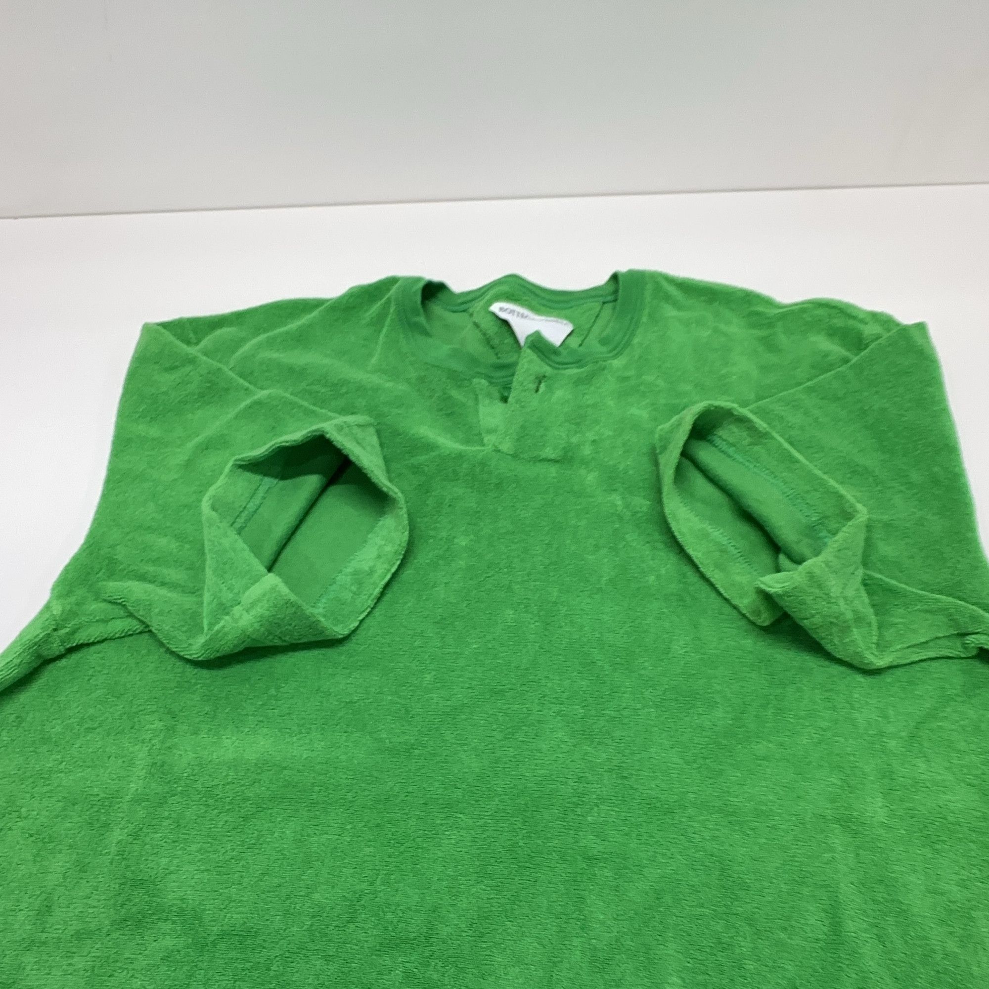 Bottega Veneta Bottega Veneta Terry Cloth Henley T-Shirt Size M Size US M / EU 48-50 / 2 - 8 Thumbnail