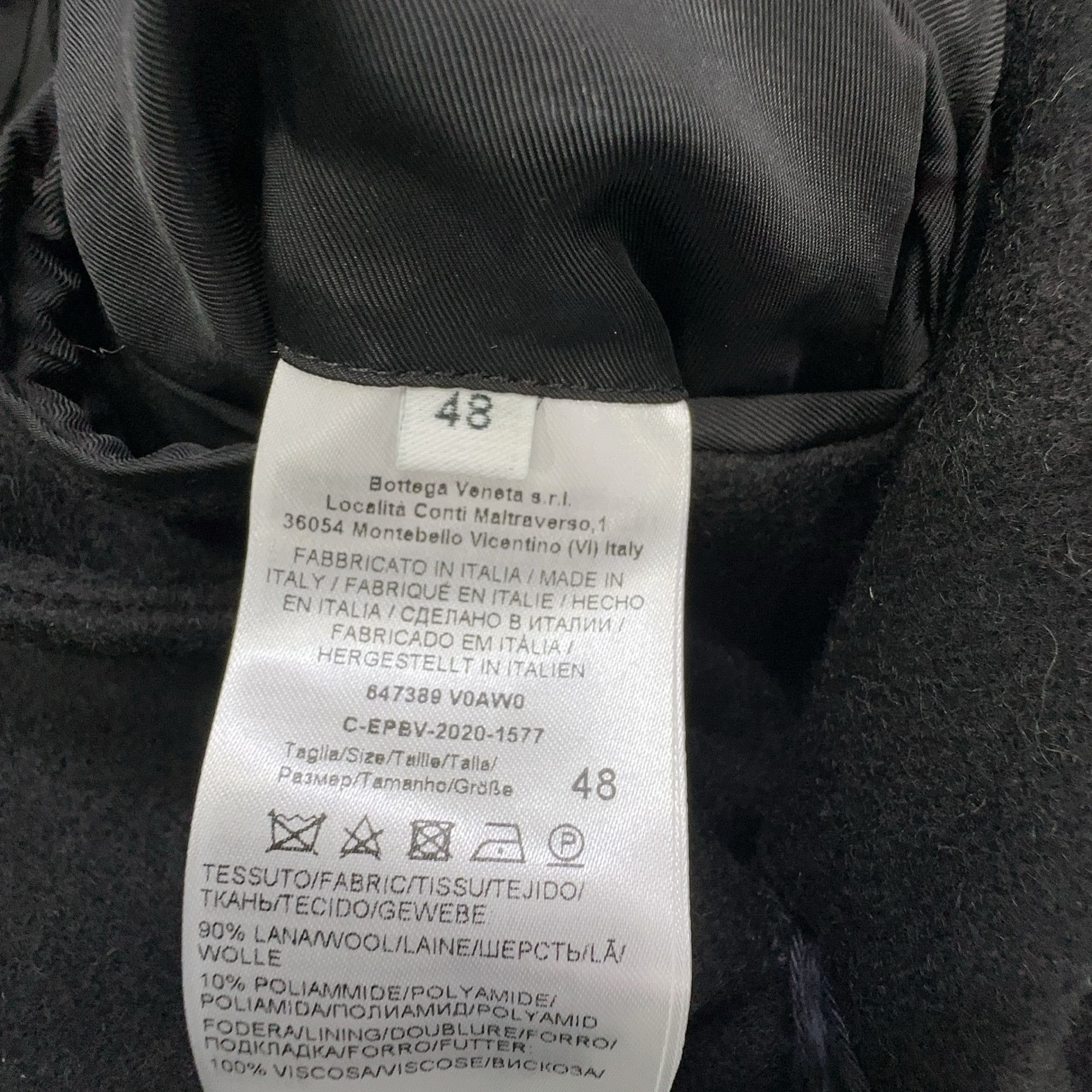 Bottega Veneta Bottega Veneta Felted Wool Single Breasted Coat Size M Size US M / EU 48-50 / 2 - 5 Thumbnail