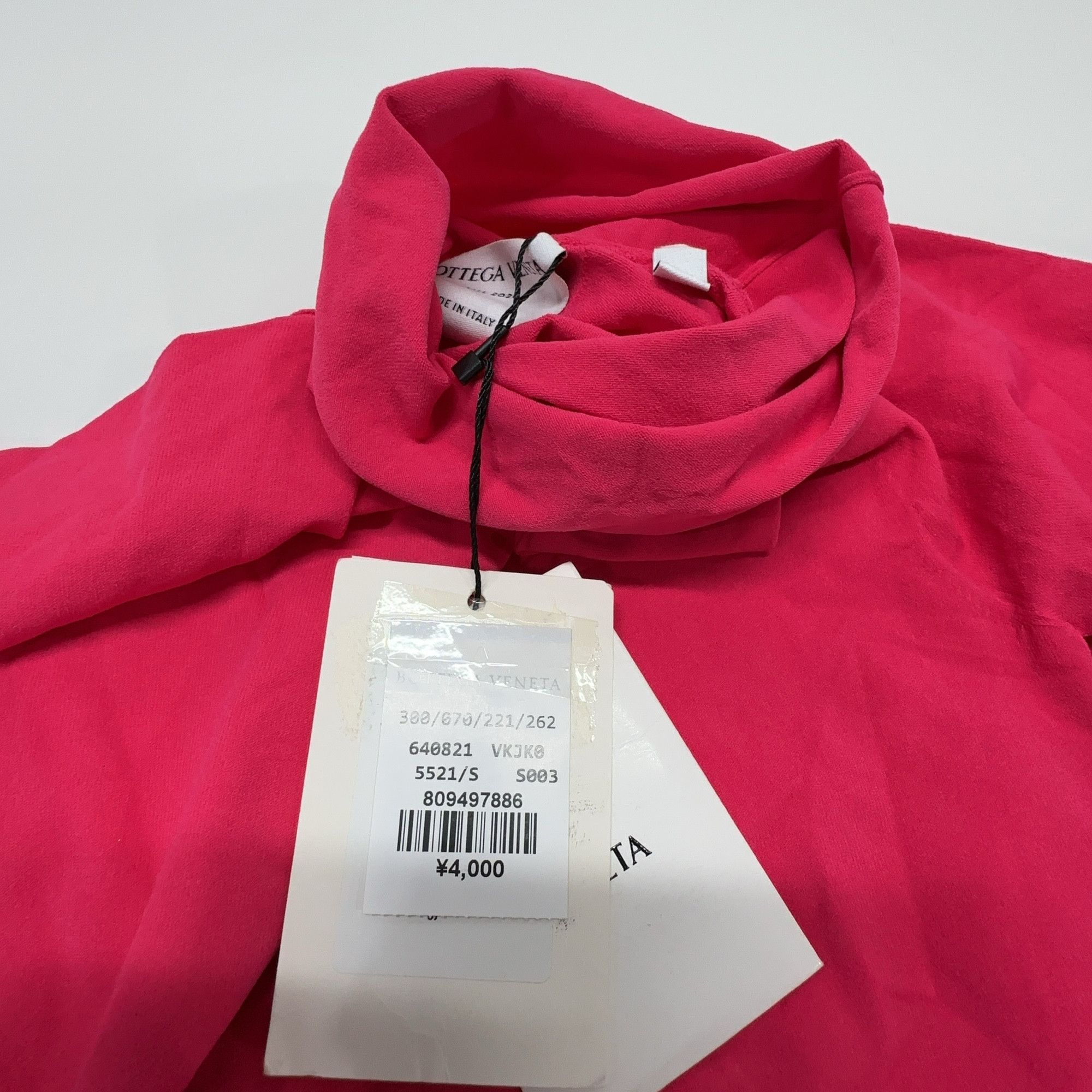 Bottega Veneta Bottega Veneta Pink Turtleneck Long Sleeve Top Size S Size S / US 4 / IT 40 - 3 Thumbnail