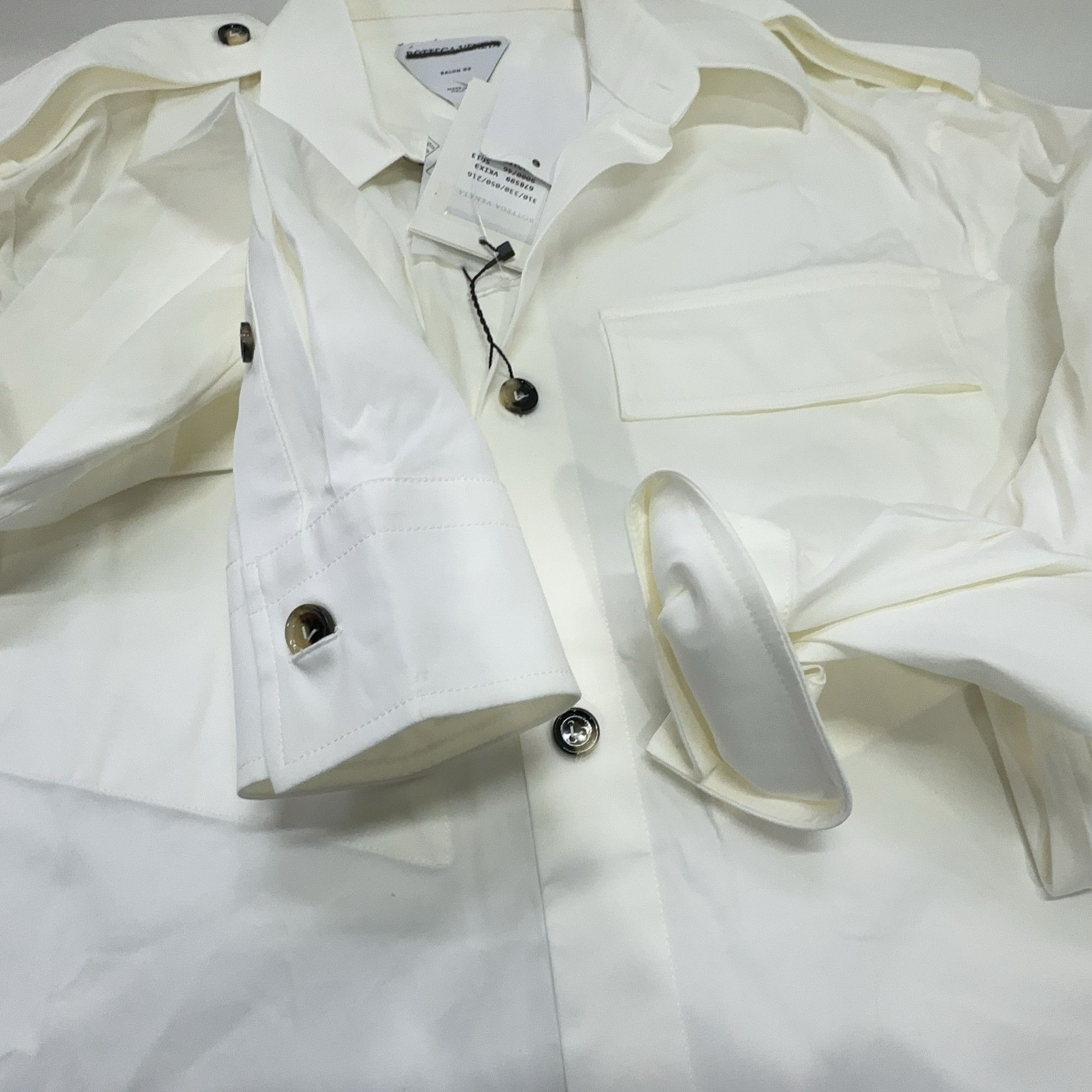 Bottega Veneta Bottega Veneta Cotton Blend Button Up Shirt US S Size US S / EU 44-46 / 1 - 10 Thumbnail