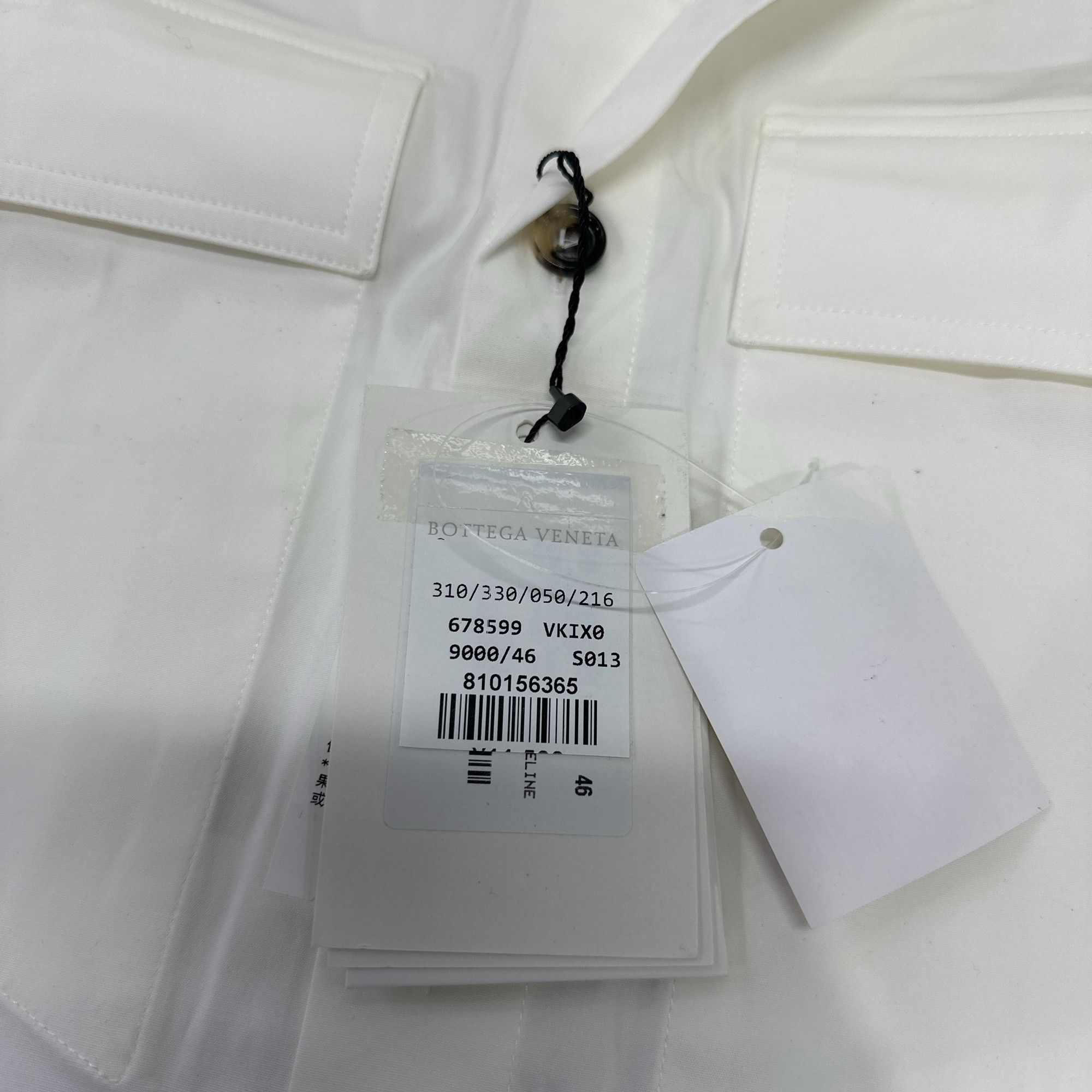 Bottega Veneta Bottega Veneta Cotton Blend Button Up Shirt US S Size US S / EU 44-46 / 1 - 3 Thumbnail