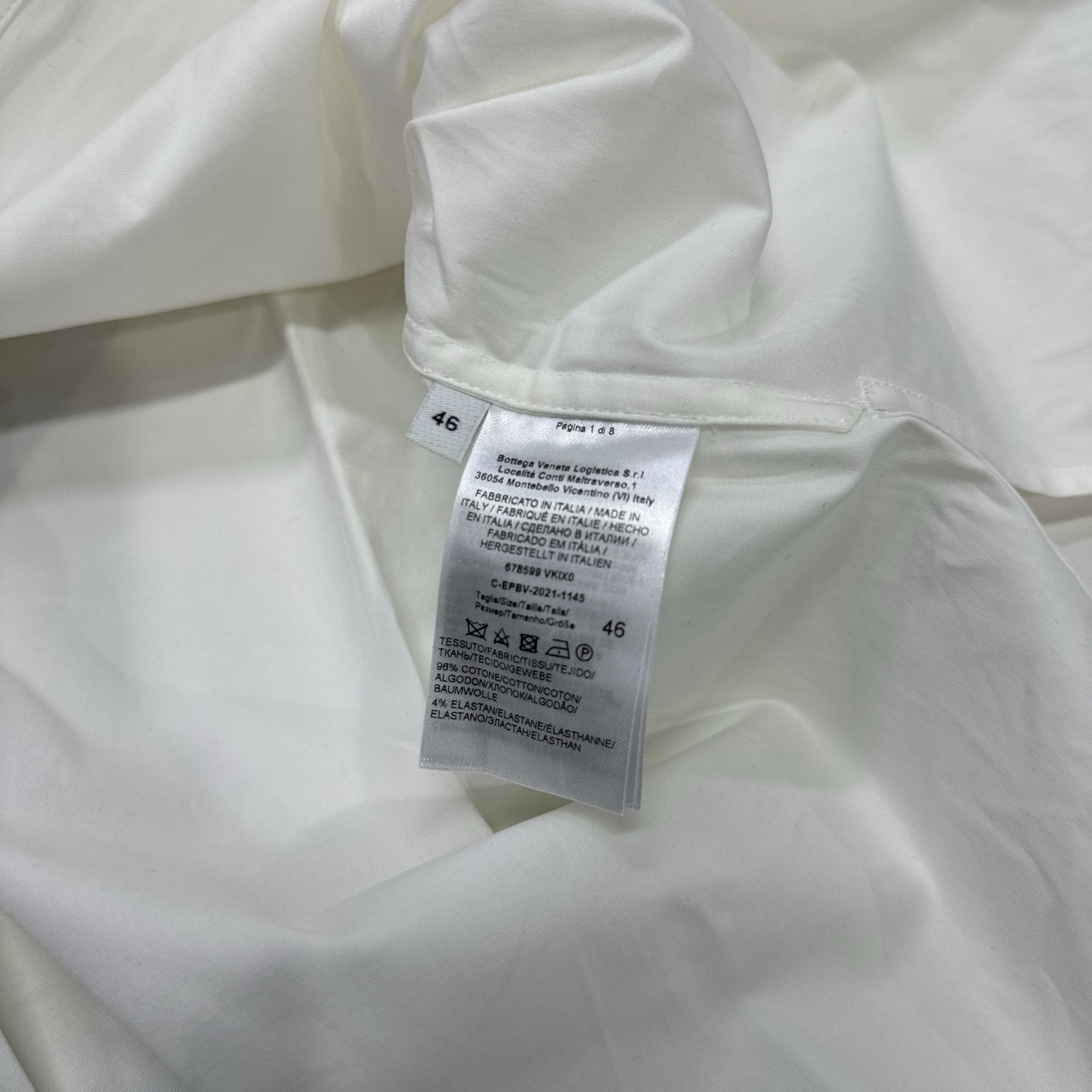 Bottega Veneta Bottega Veneta Cotton Blend Button Up Shirt US S Size US S / EU 44-46 / 1 - 5 Thumbnail