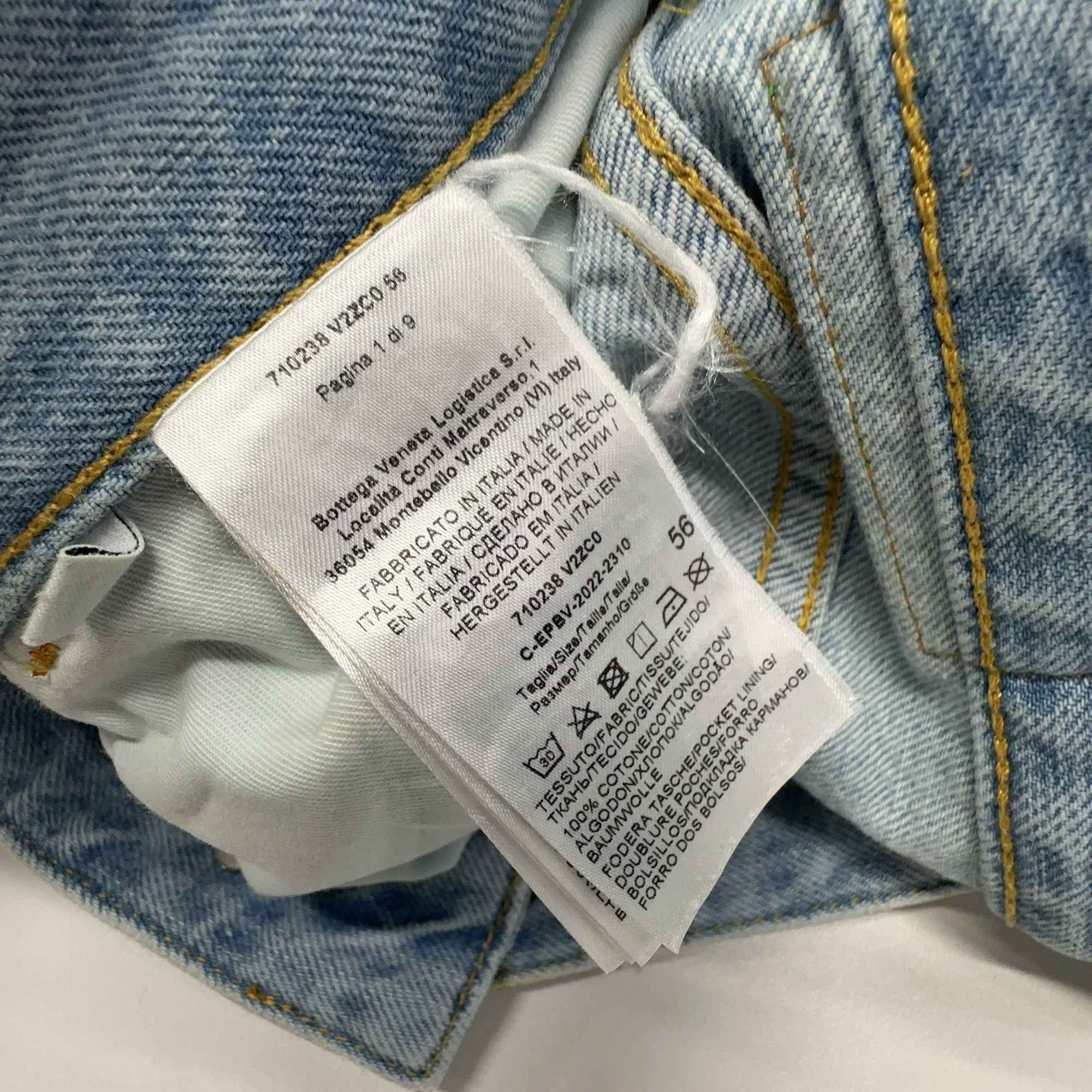Bottega Veneta Bottega Veneta V-Pocket Denim Jeans Size 56 Size US 40 / EU 56 - 3 Thumbnail