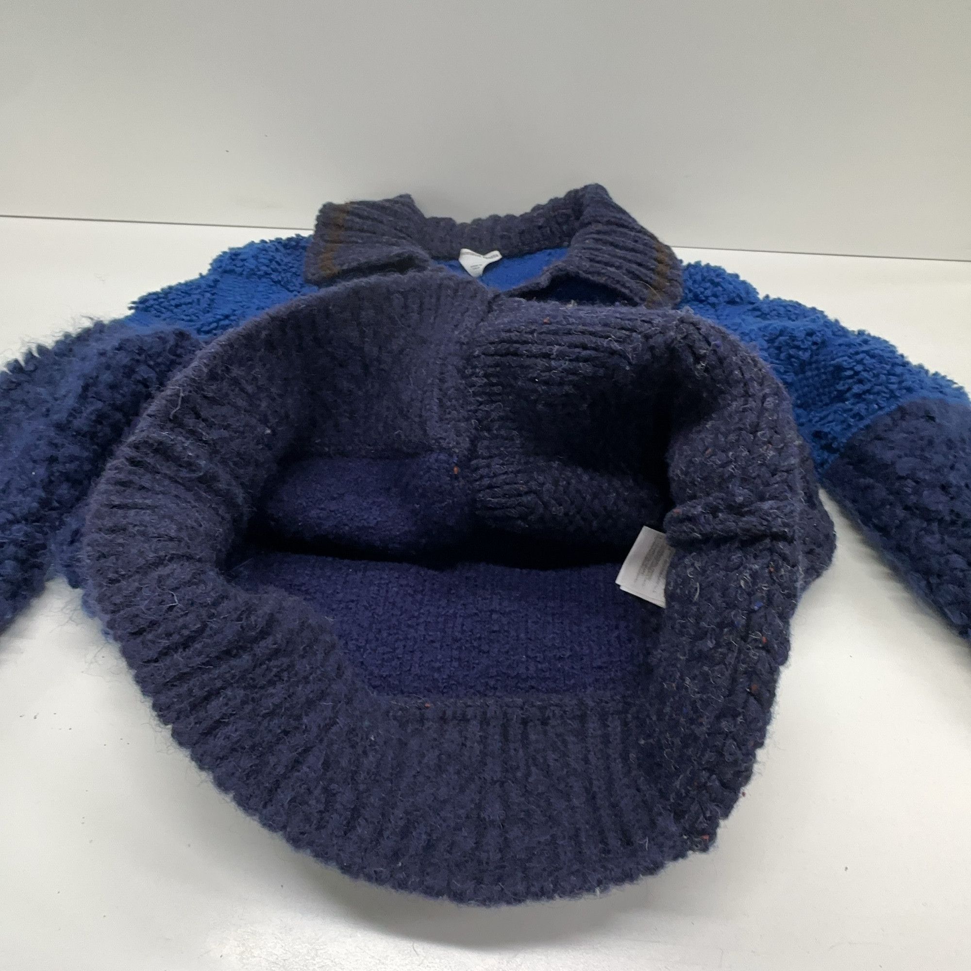 Bottega Veneta Bottega Veneta Colorblock Textured Sweater Size S Size S / US 4 / IT 40 - 6 Thumbnail