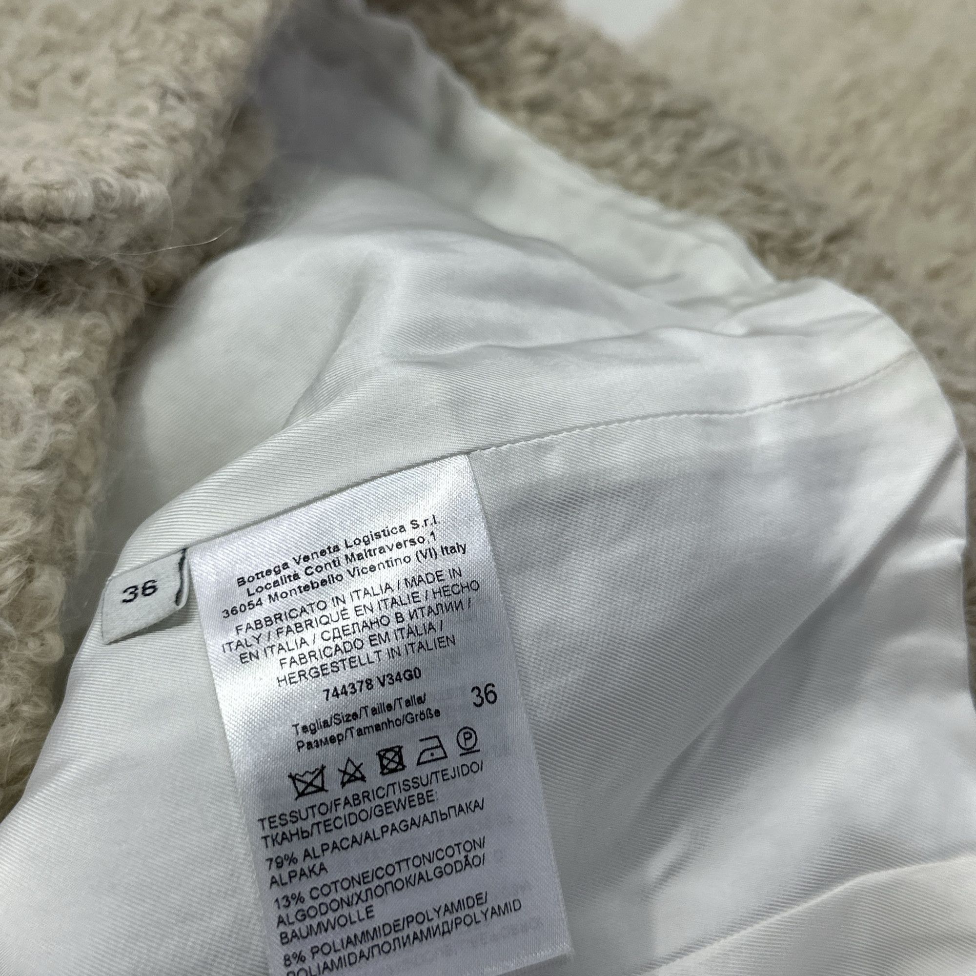 Bottega Veneta Bottega Veneta Alpaca Blend Jacket Size 36 Size XS / US 0-2 / IT 36-38 - 5 Thumbnail