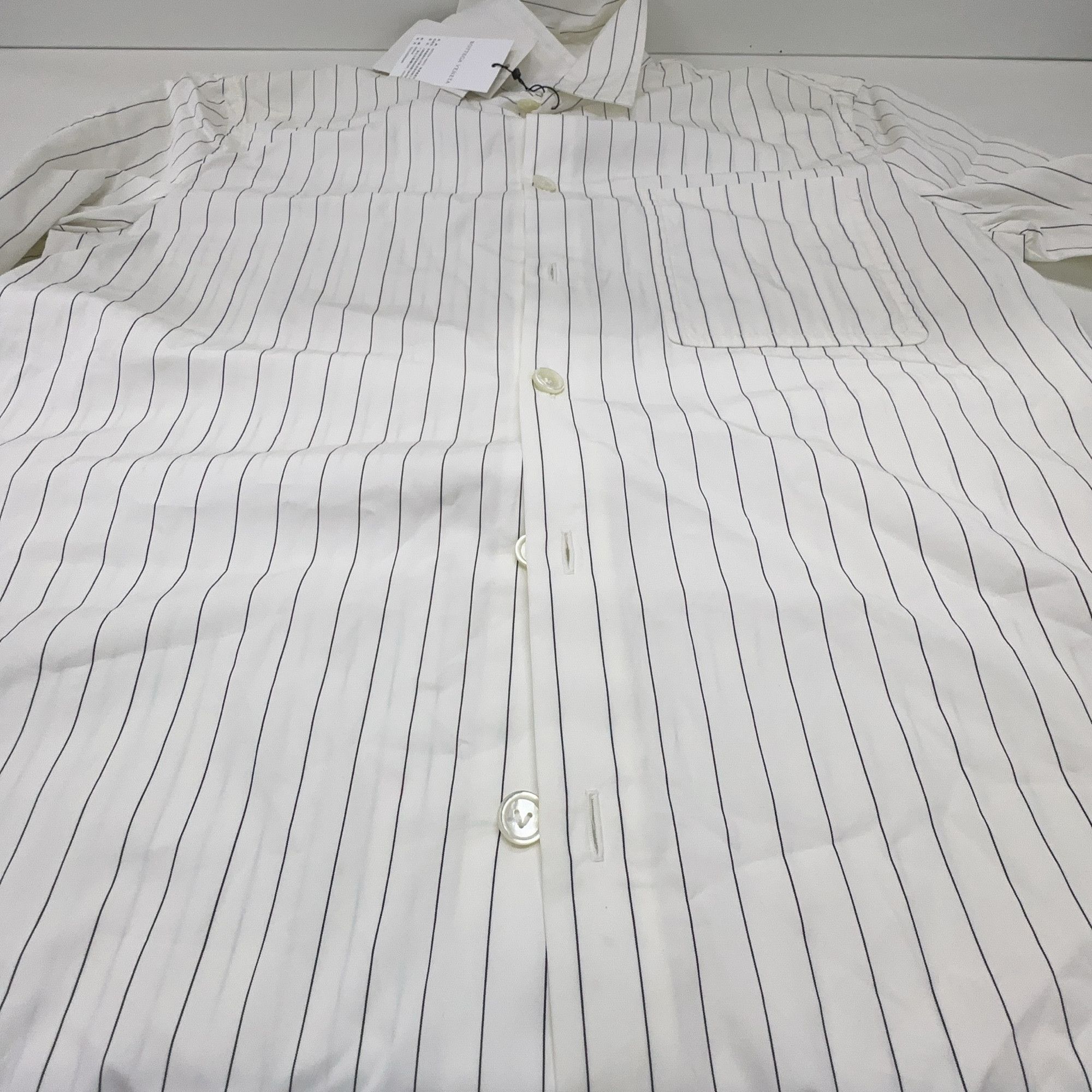 Bottega Veneta Bottega Veneta Striped Button Up Shirt Size S Size US S / EU 44-46 / 1 - 8 Thumbnail