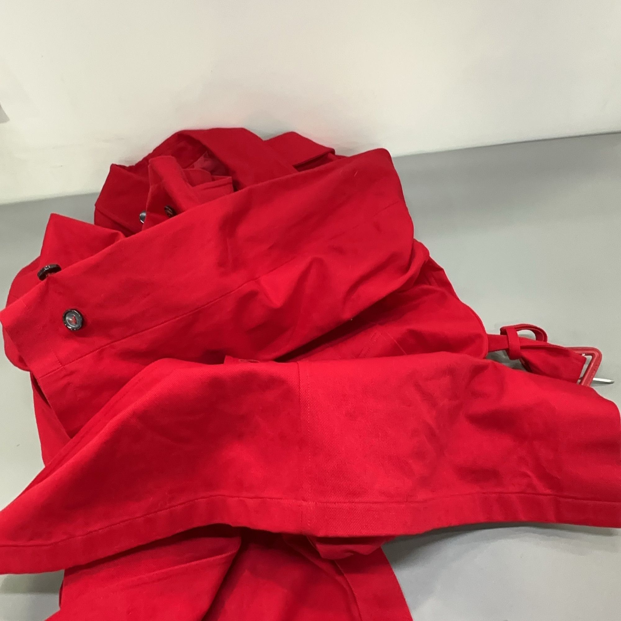 Bottega Veneta Bottega Veneta Red Cotton Trench Coat Size 52 Size US L / EU 52-54 / 3 - 10 Thumbnail