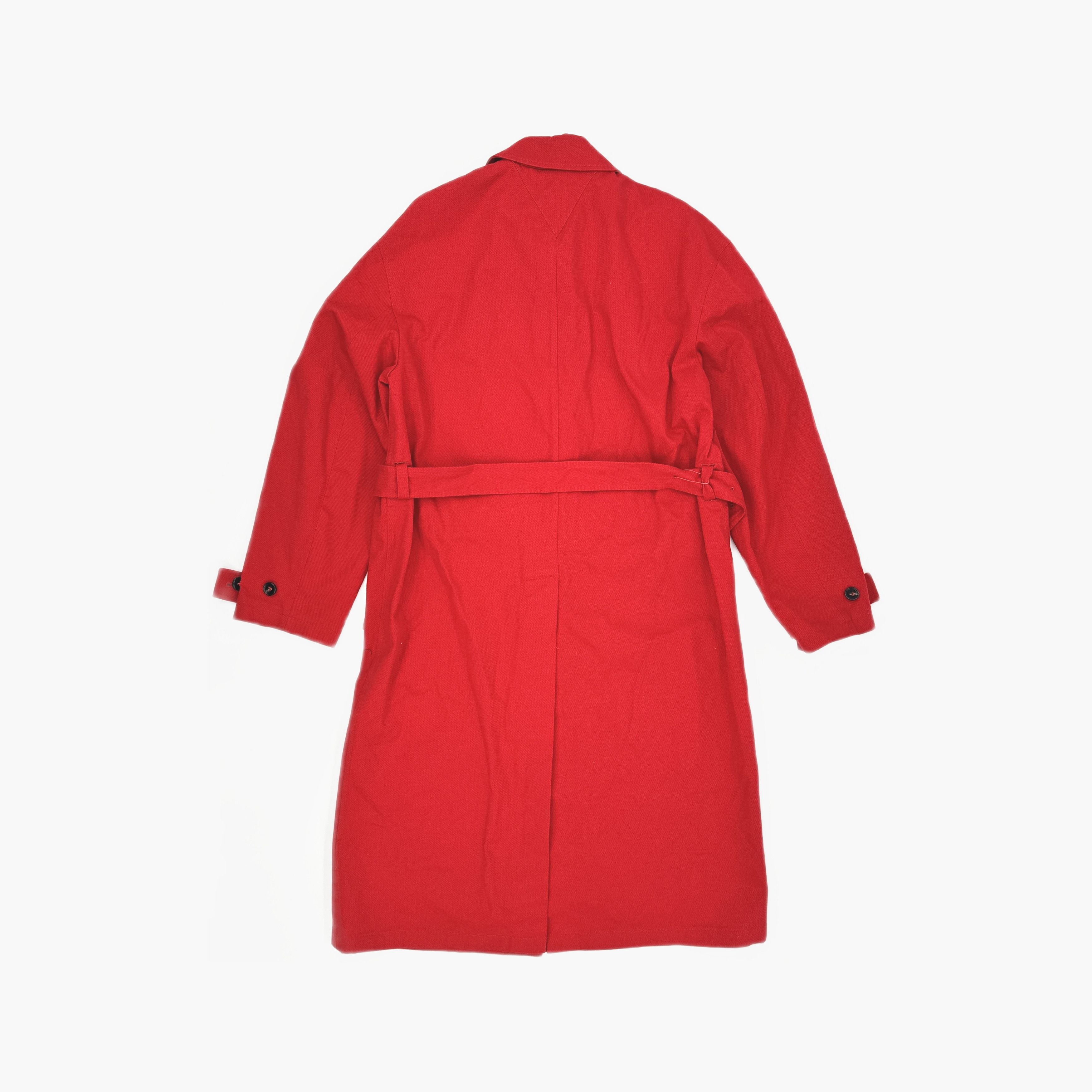Bottega Veneta Bottega Veneta Red Cotton Trench Coat Size 52 Size US L / EU 52-54 / 3 - 2 Thumbnail